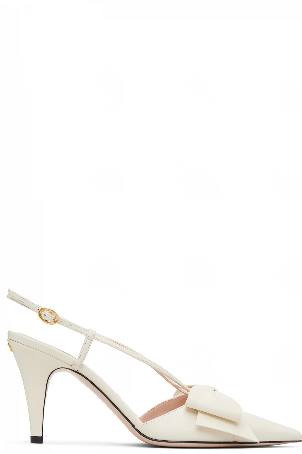 Off-White Bowow Slingback Kidskin Heels