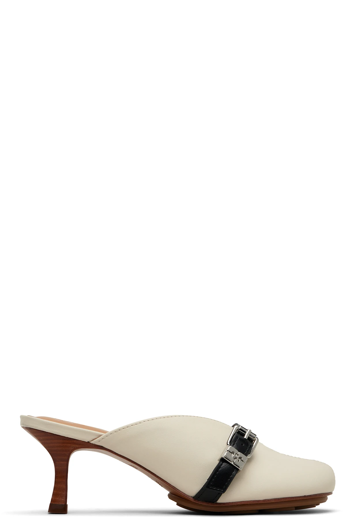 Off-White Sue Mule Heels