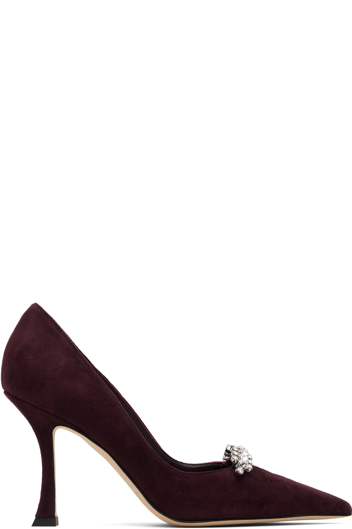Burgundy Belinda 90 Heels