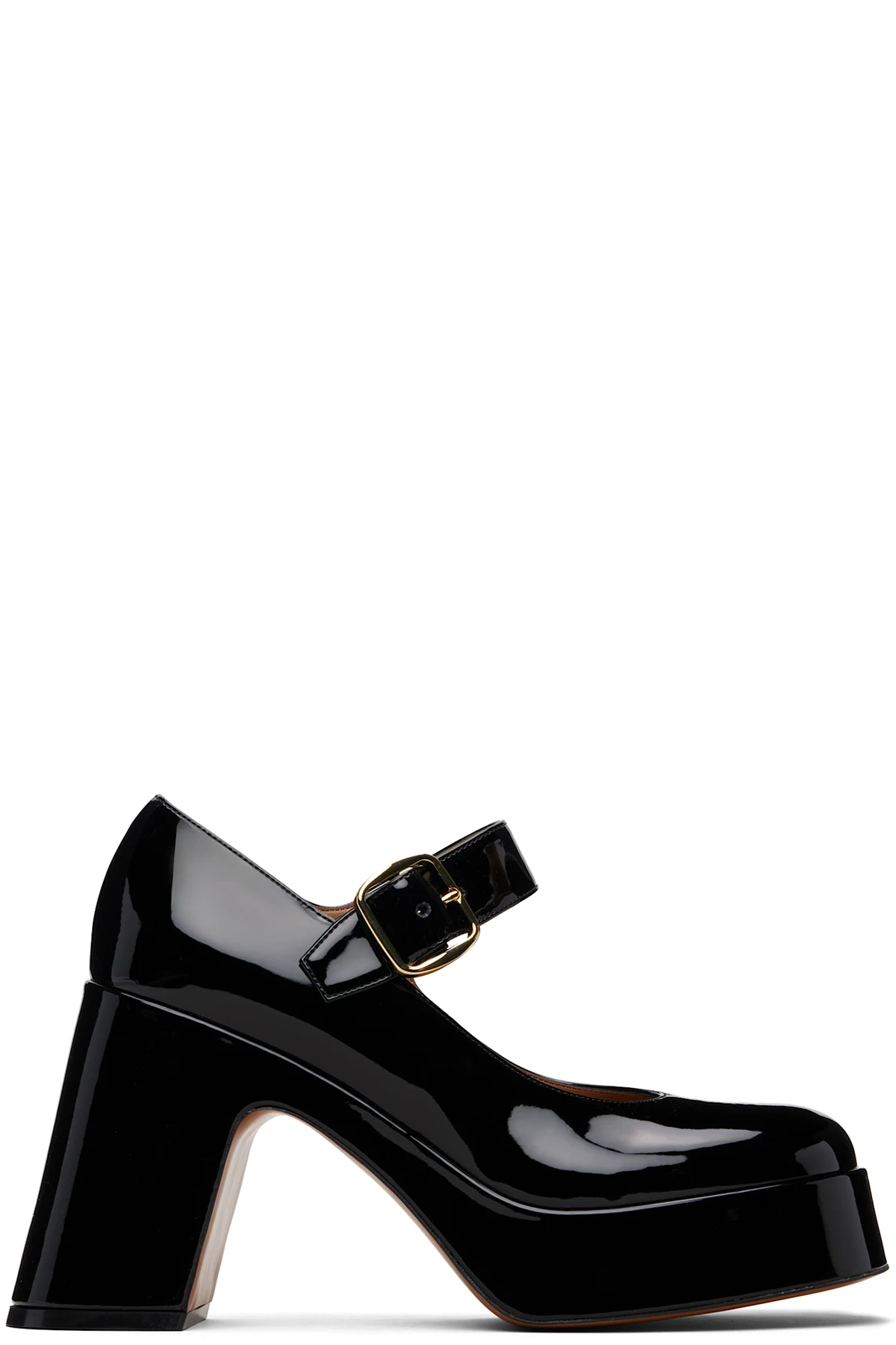 Black Patent Mary Jane Heels