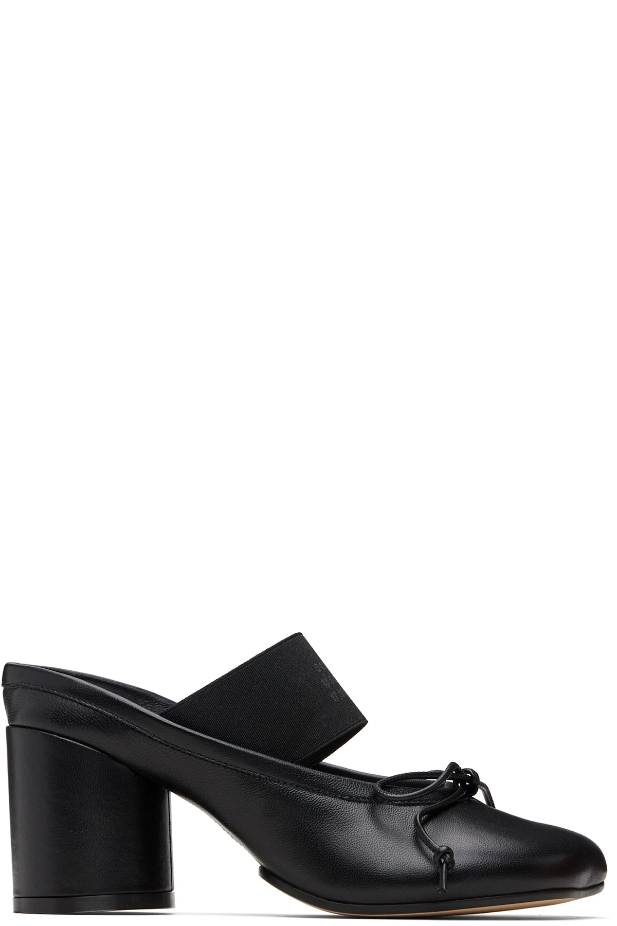 Black Anatomic Numeric Sandal Heels