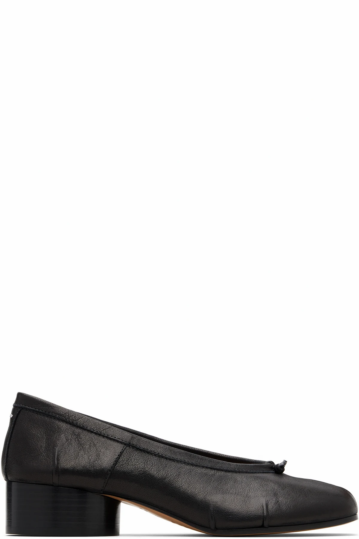 Black Tabi New Ballerina Heels