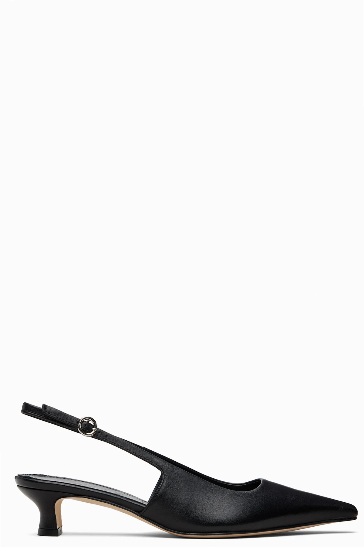 Black Catrina Slingback Heels