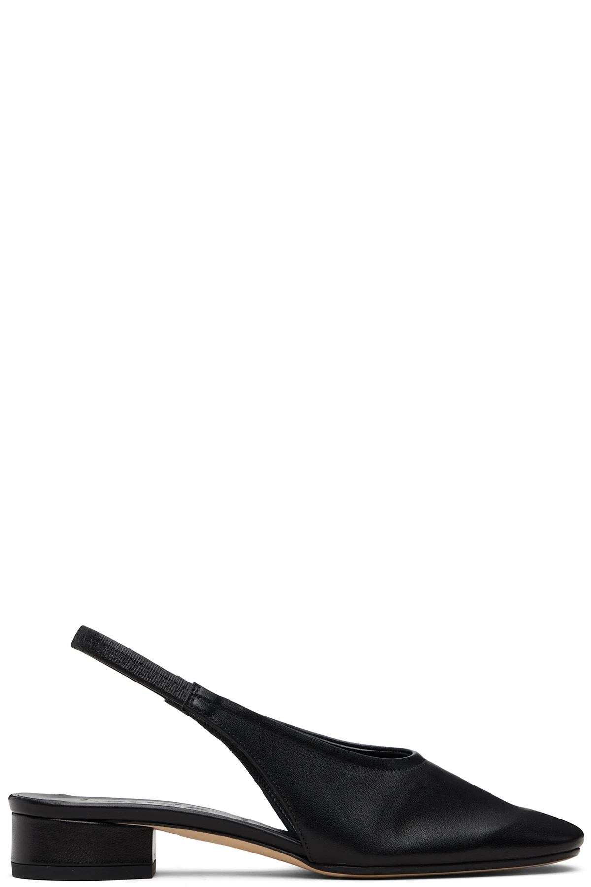 Black Dua Slingback Heels