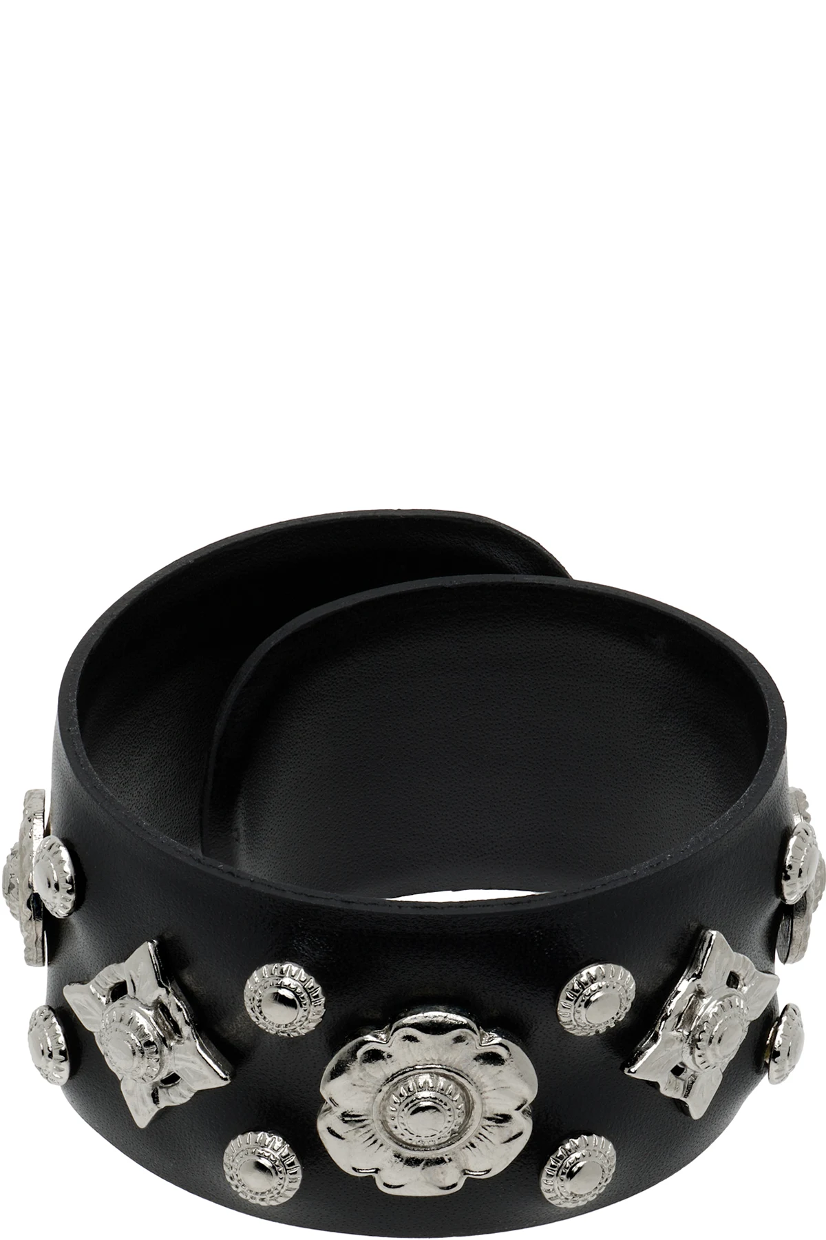 Leather Roll Bangle Bracelet