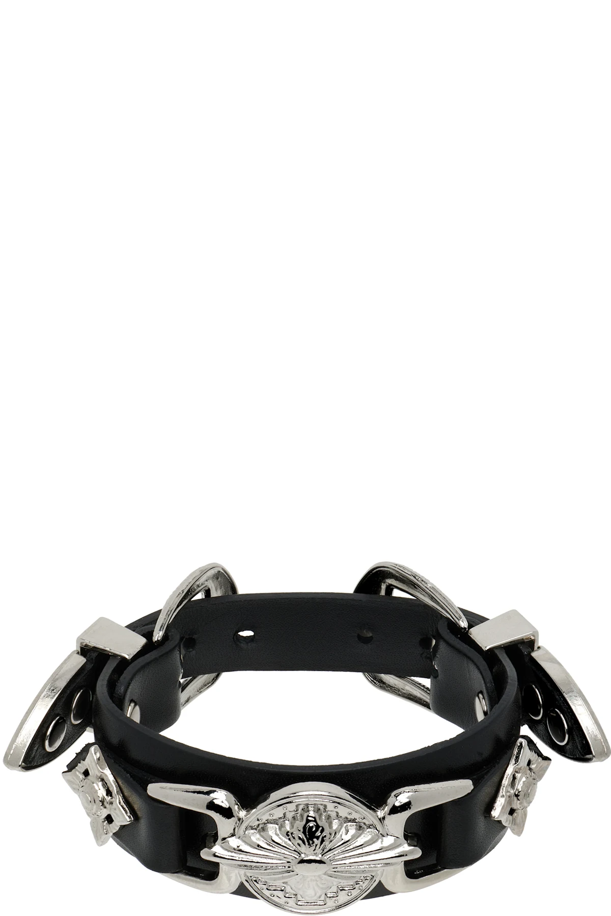 Double Buckle Bangle Bracelet