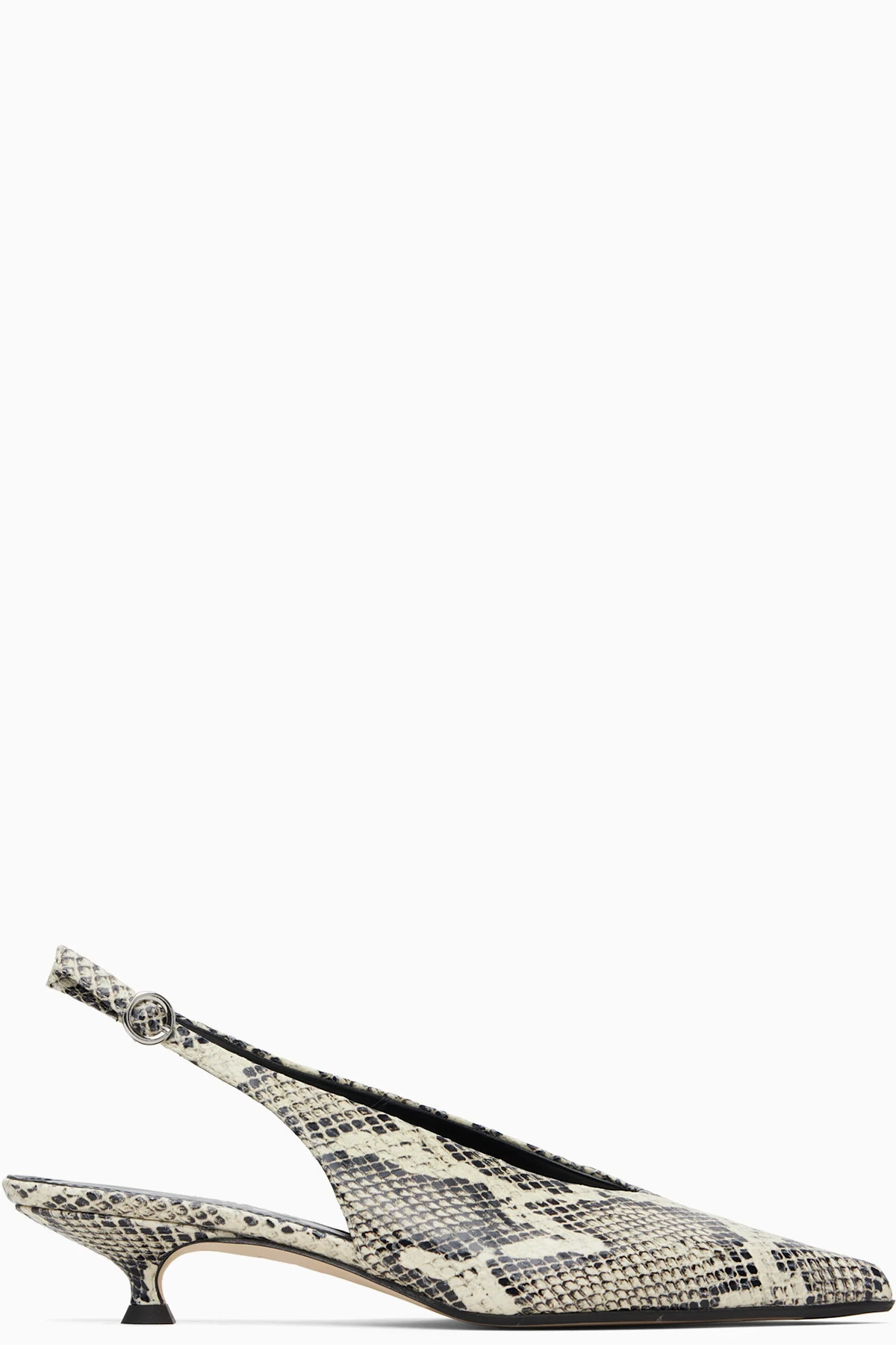 Off-White & Black Camila Heels