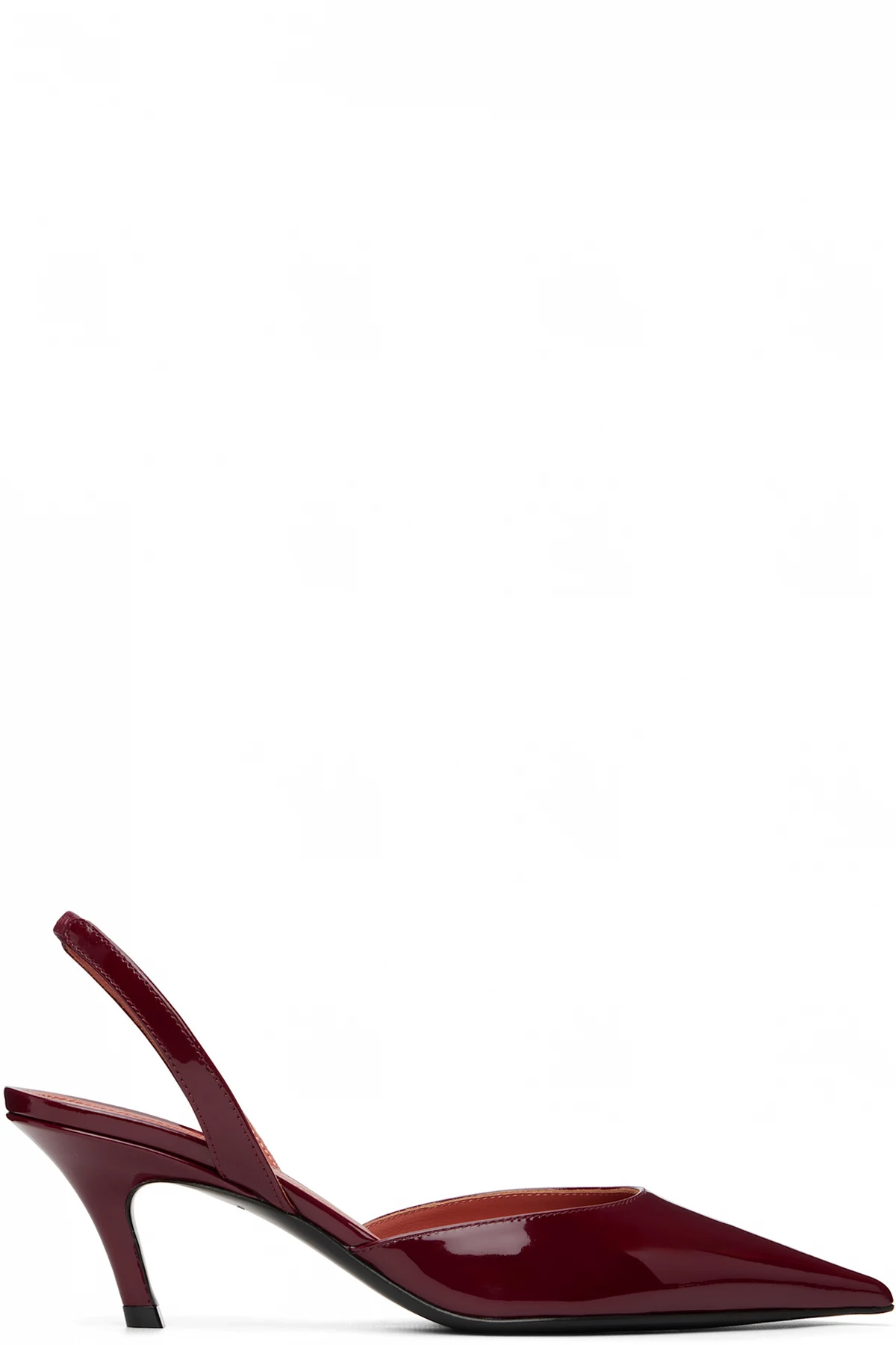 Burgundy Sofia 60 Sling Heels