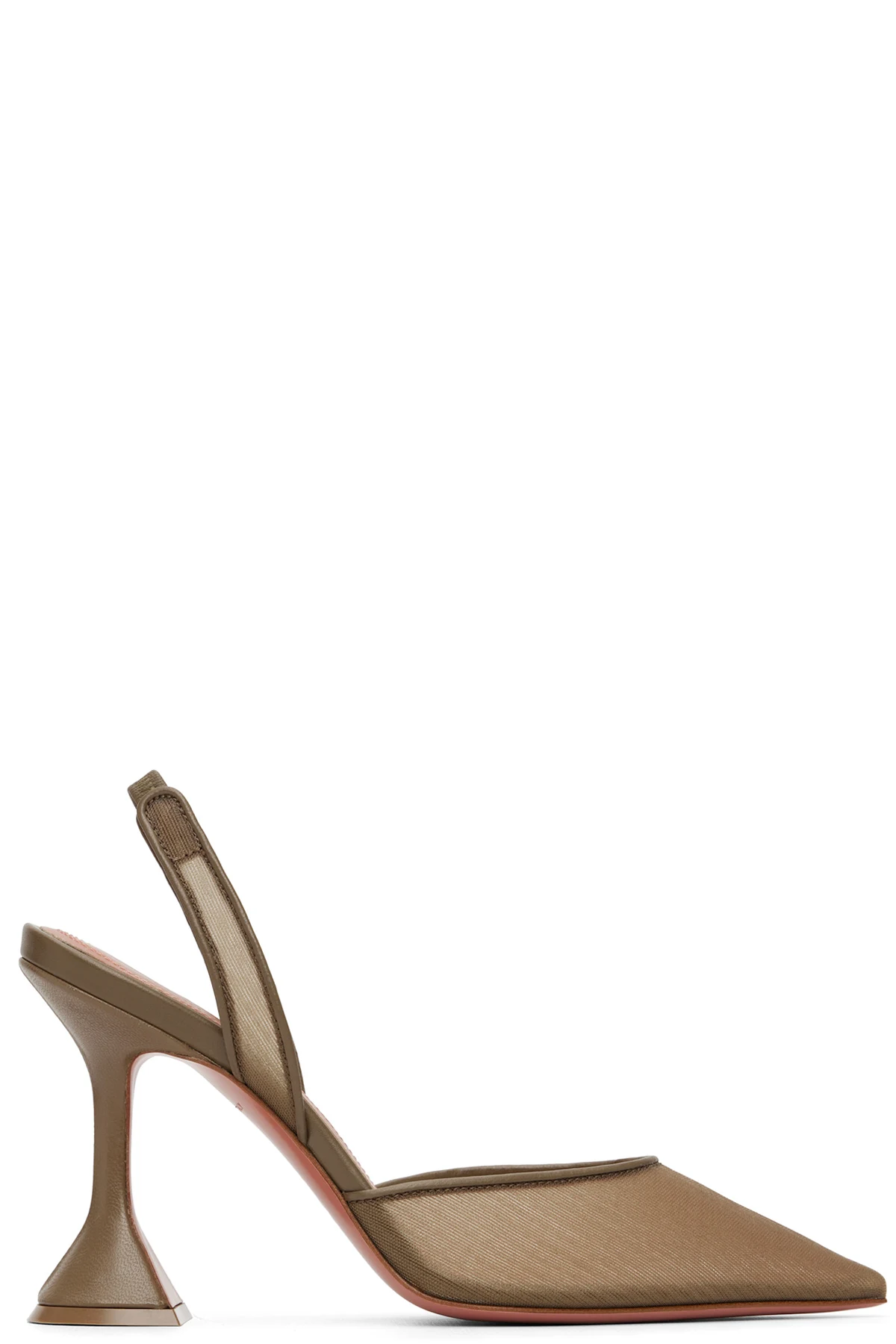 Taupe Holli Mesh Sling 95 Heels