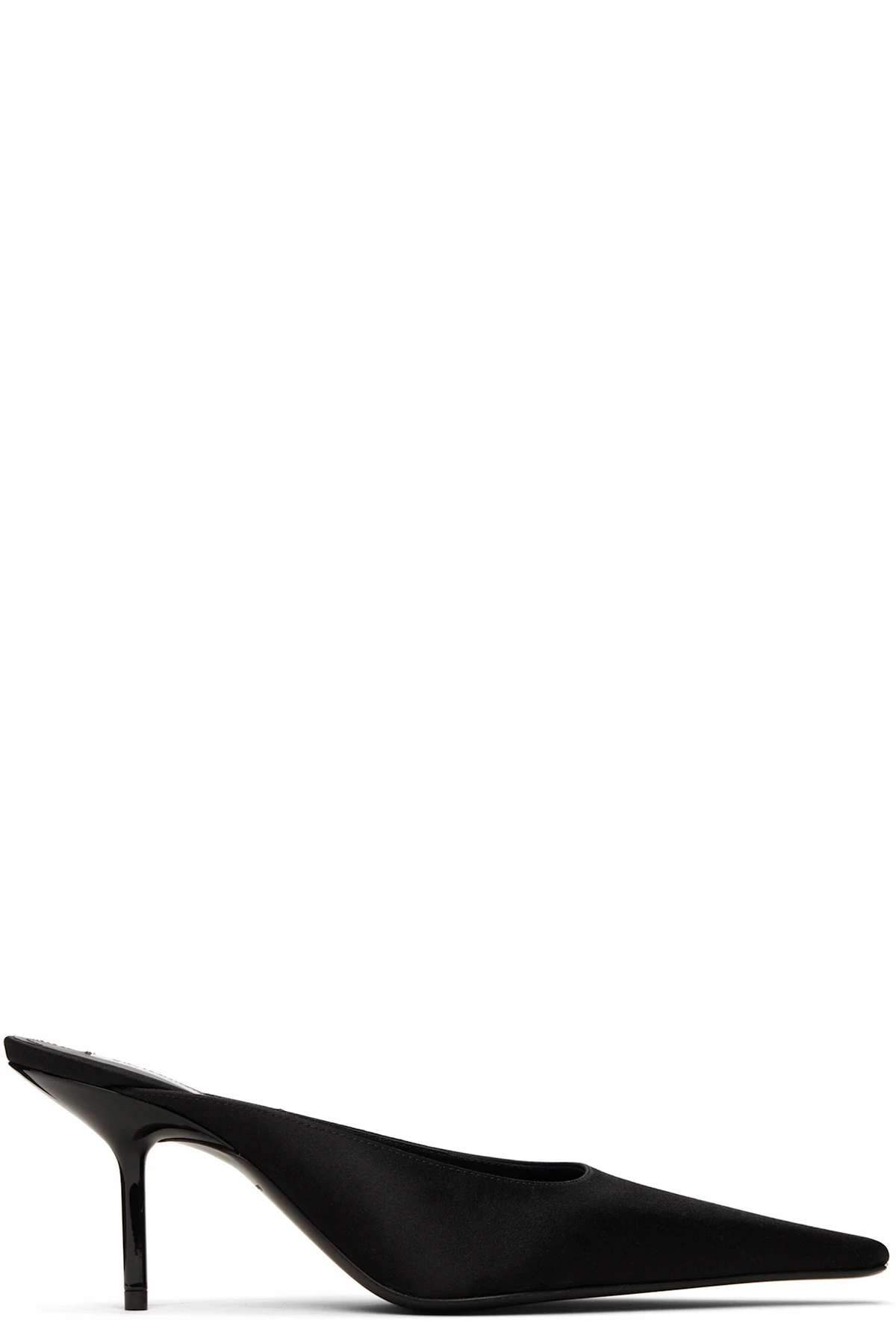 Black Sloan Stiletto Mule 75 Heels