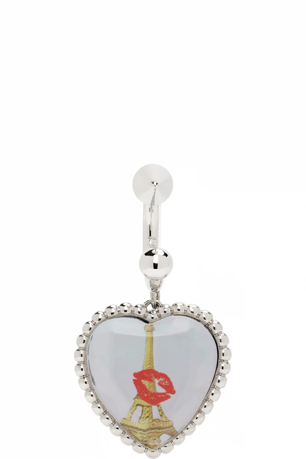 Silver Paris Mon Amour Single Earring