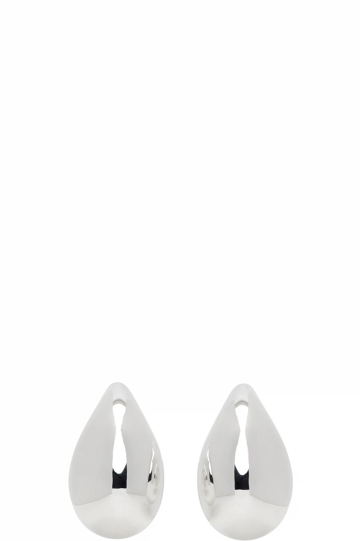 Silver Large Drop Earrings