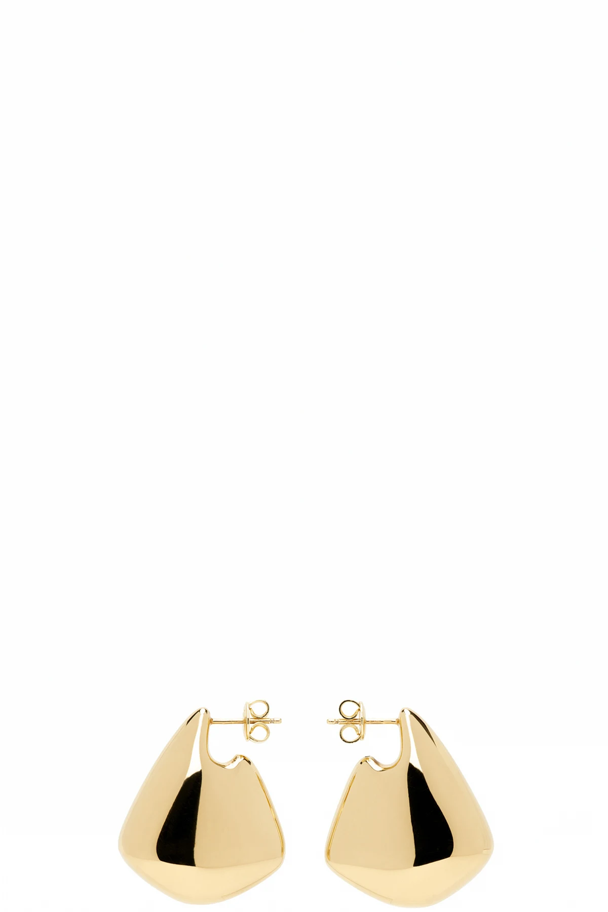 Gold Small Fin Earrings