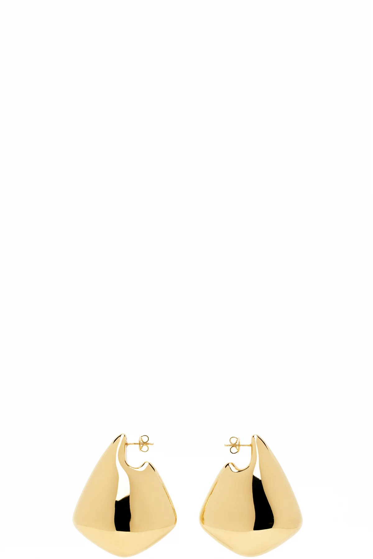 Gold Large Fin Earrings