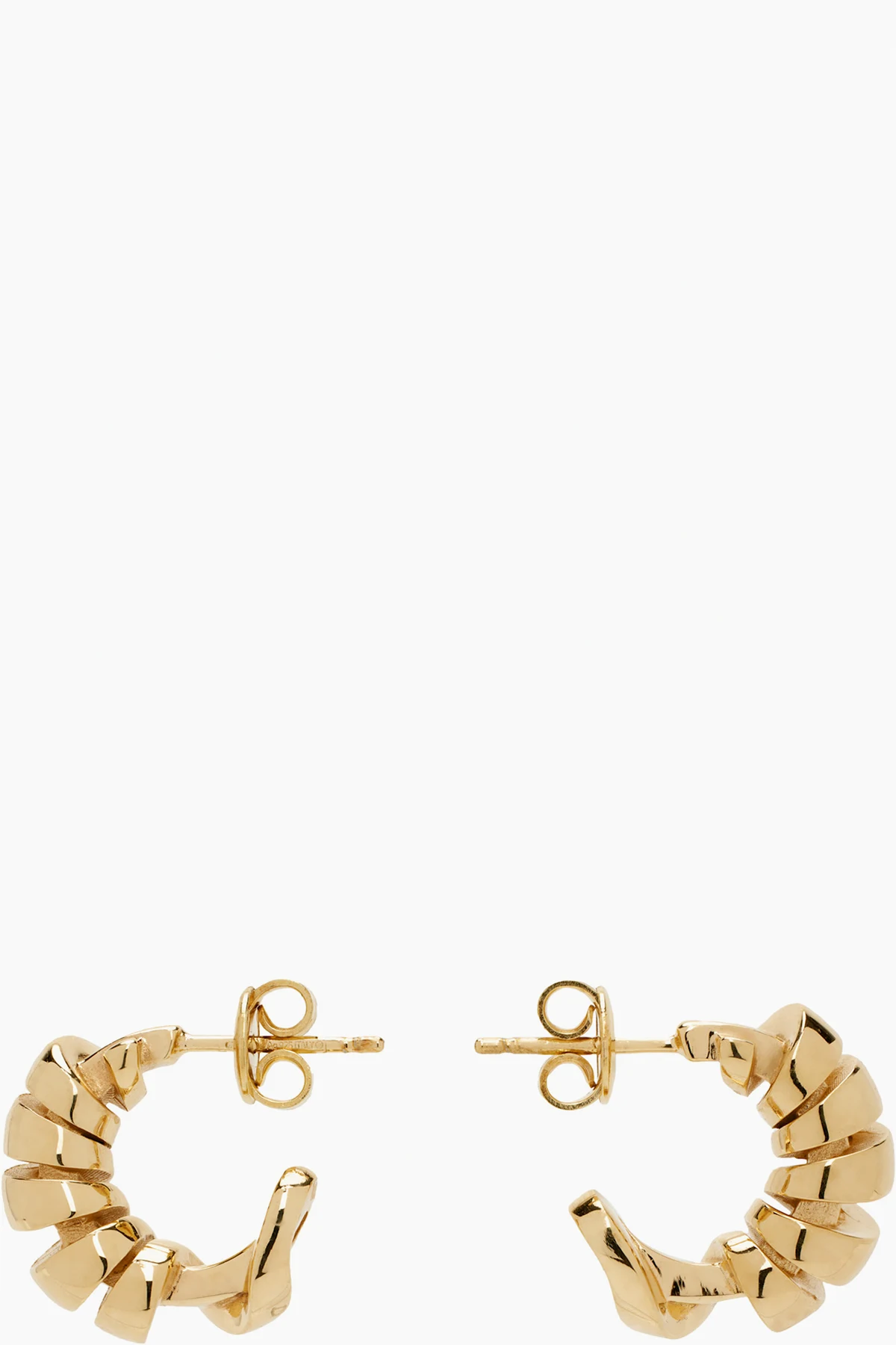 Gold Twist Earrings