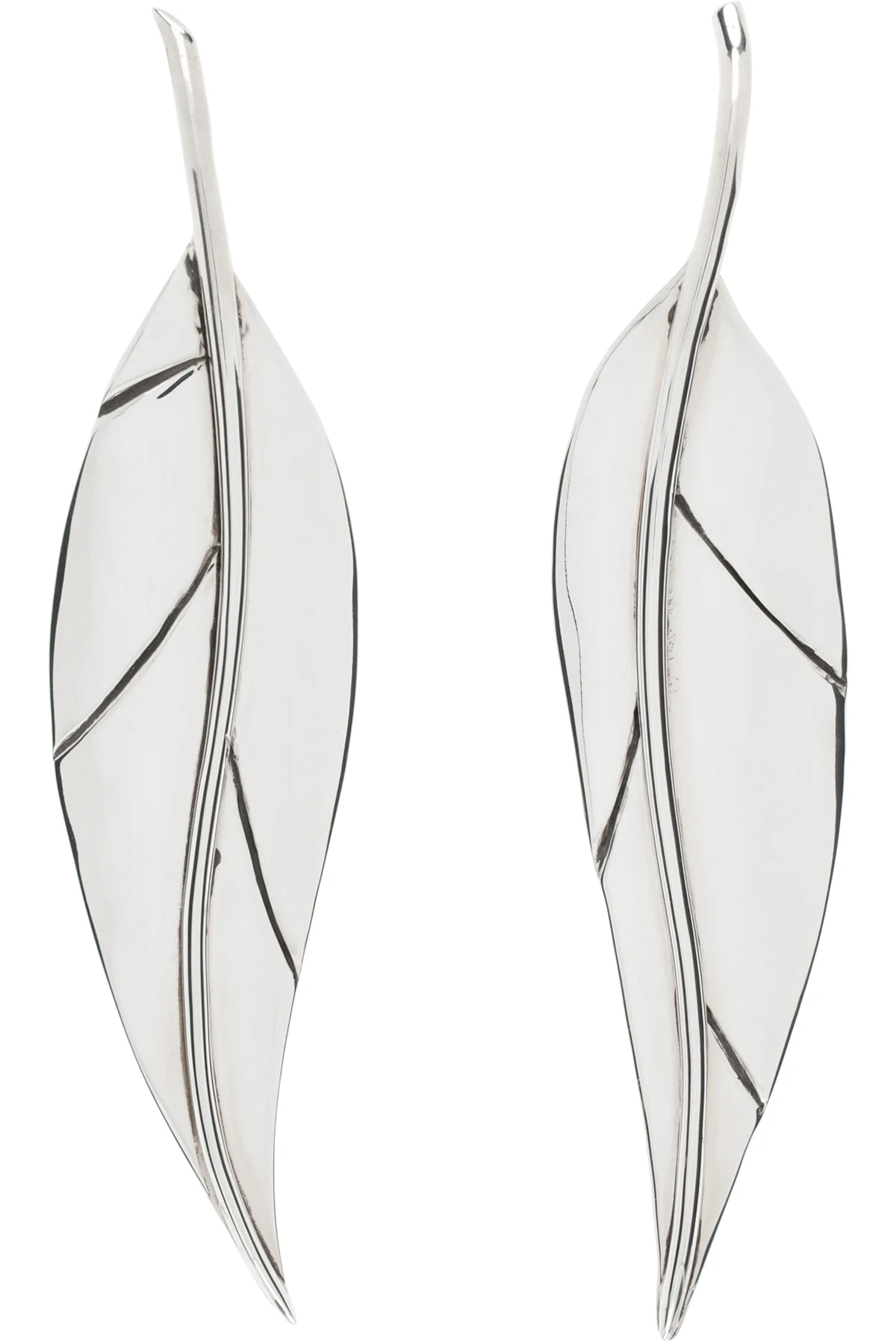 Silver Leaf Earrings
