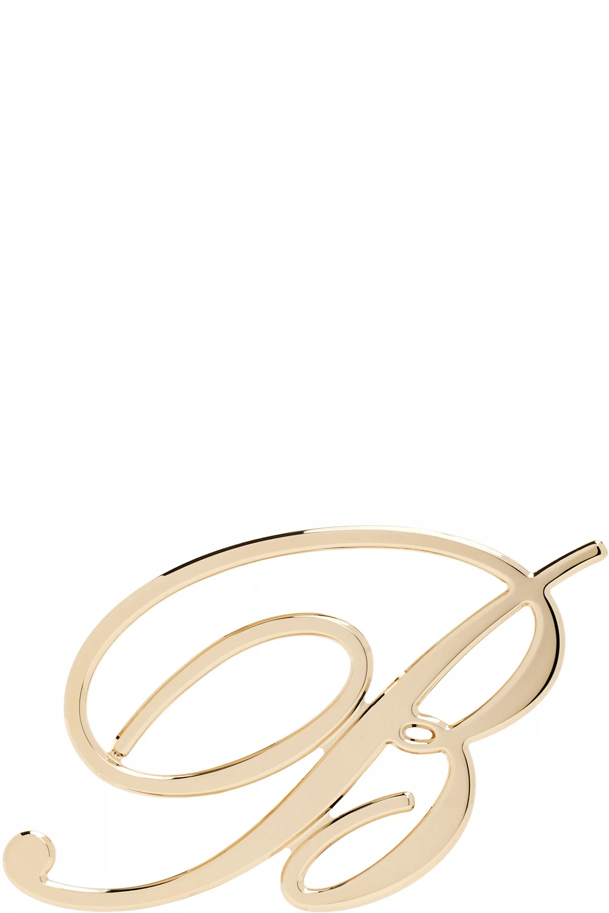 Gold 'B' Single Earring
