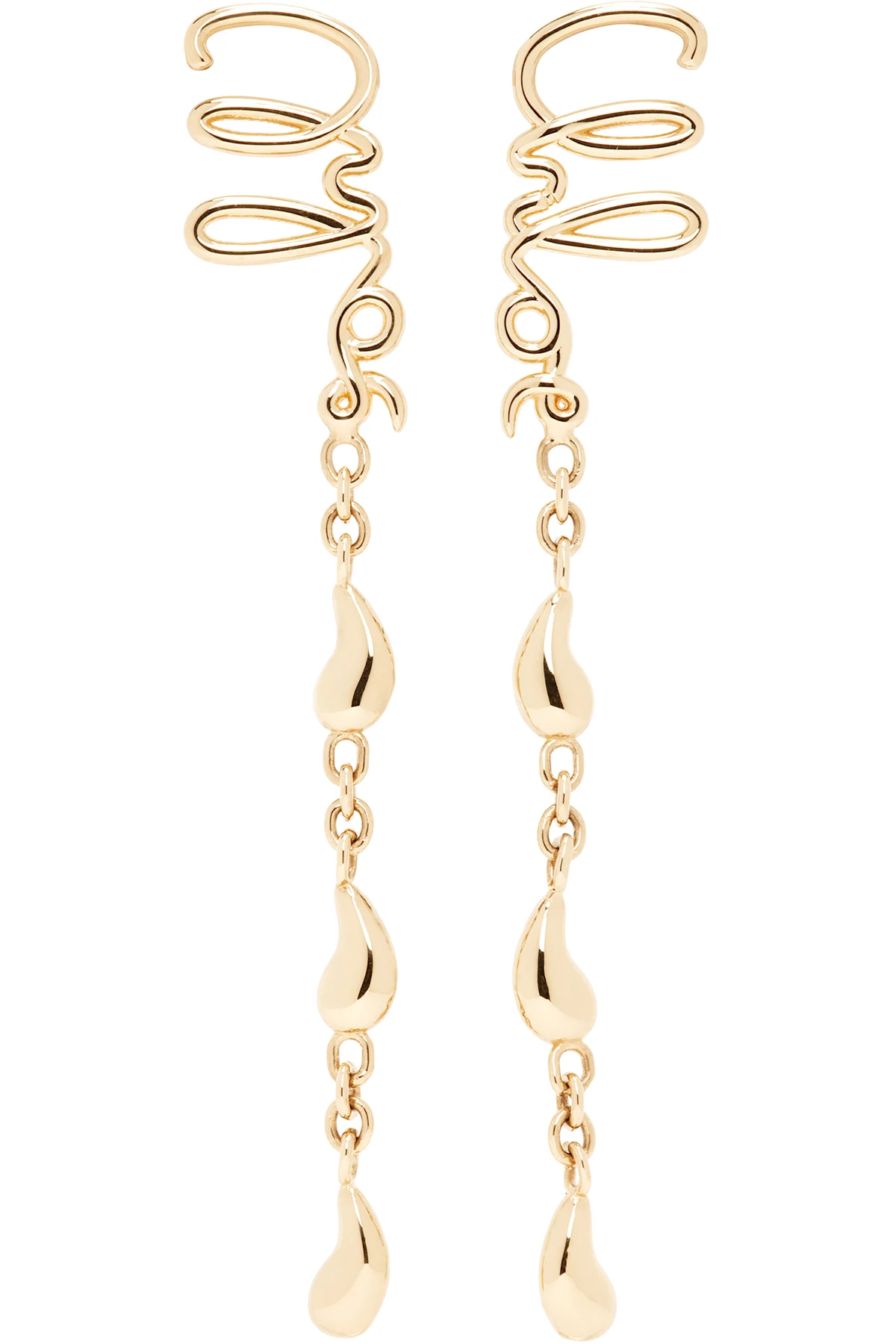 Gold 'The Chloé Iconic Dangling' Earrings