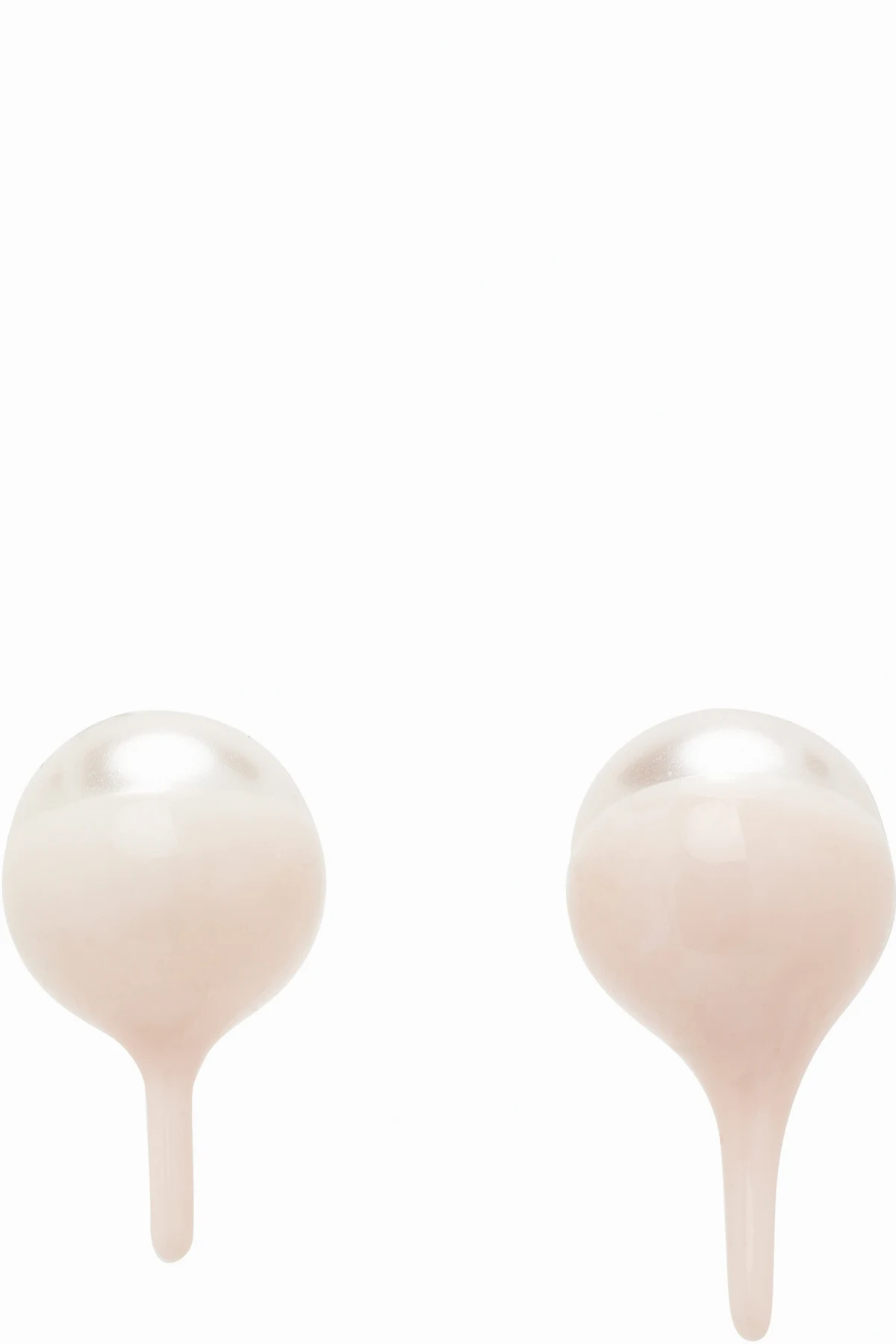 Dipped Pearl Stud Earrings