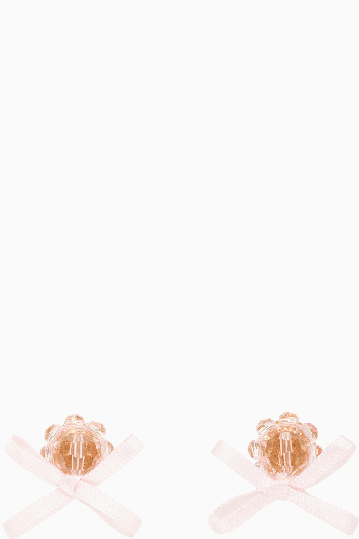 Petite Bow Daisy Stud Earrings