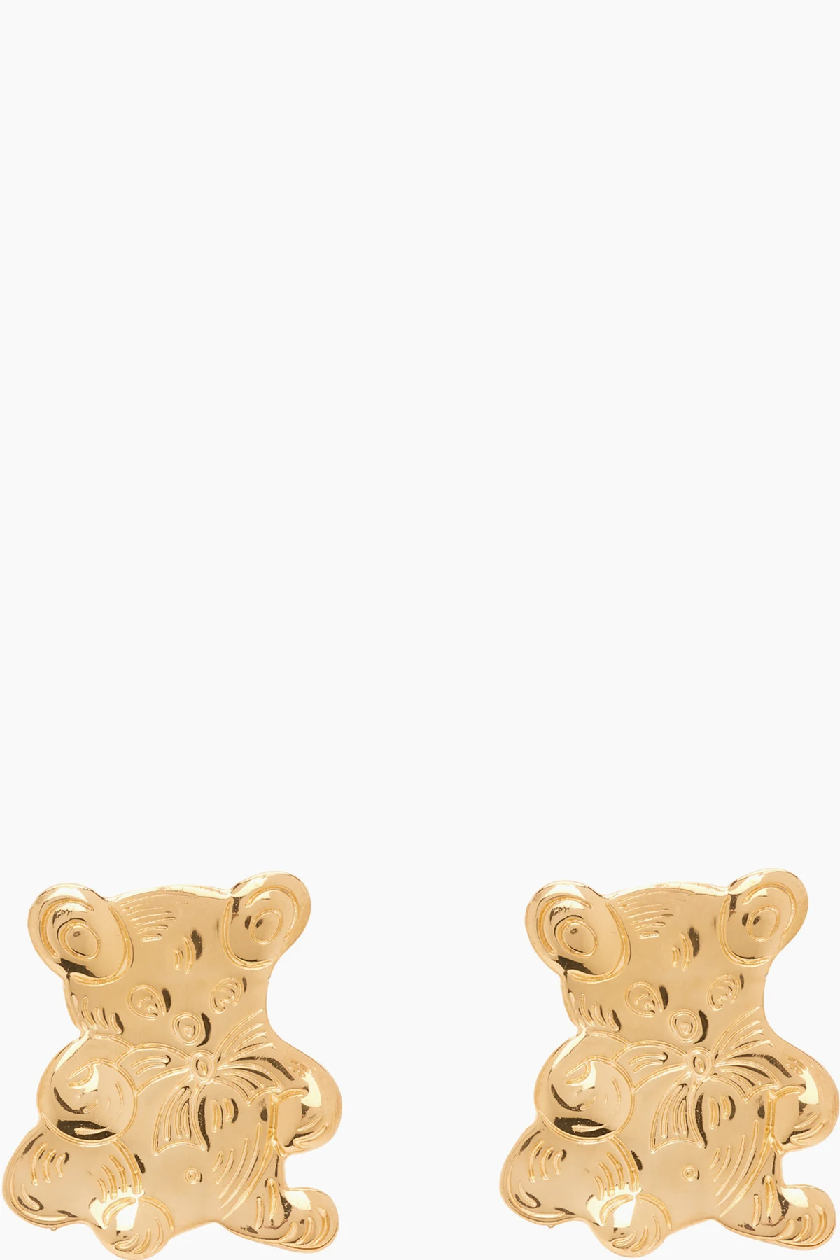 Teddy Gold Bear Stud Earrings