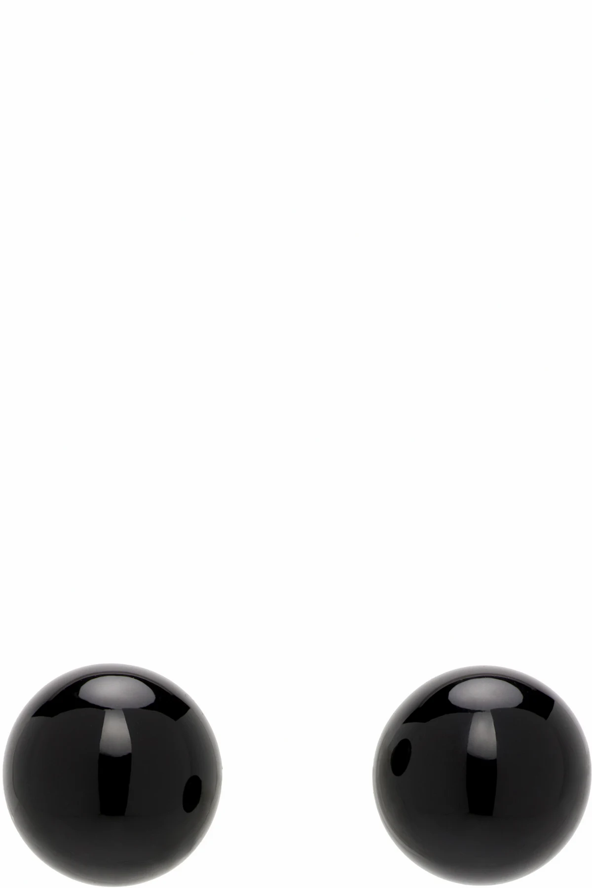 Onyx Boule Stud Earrings
