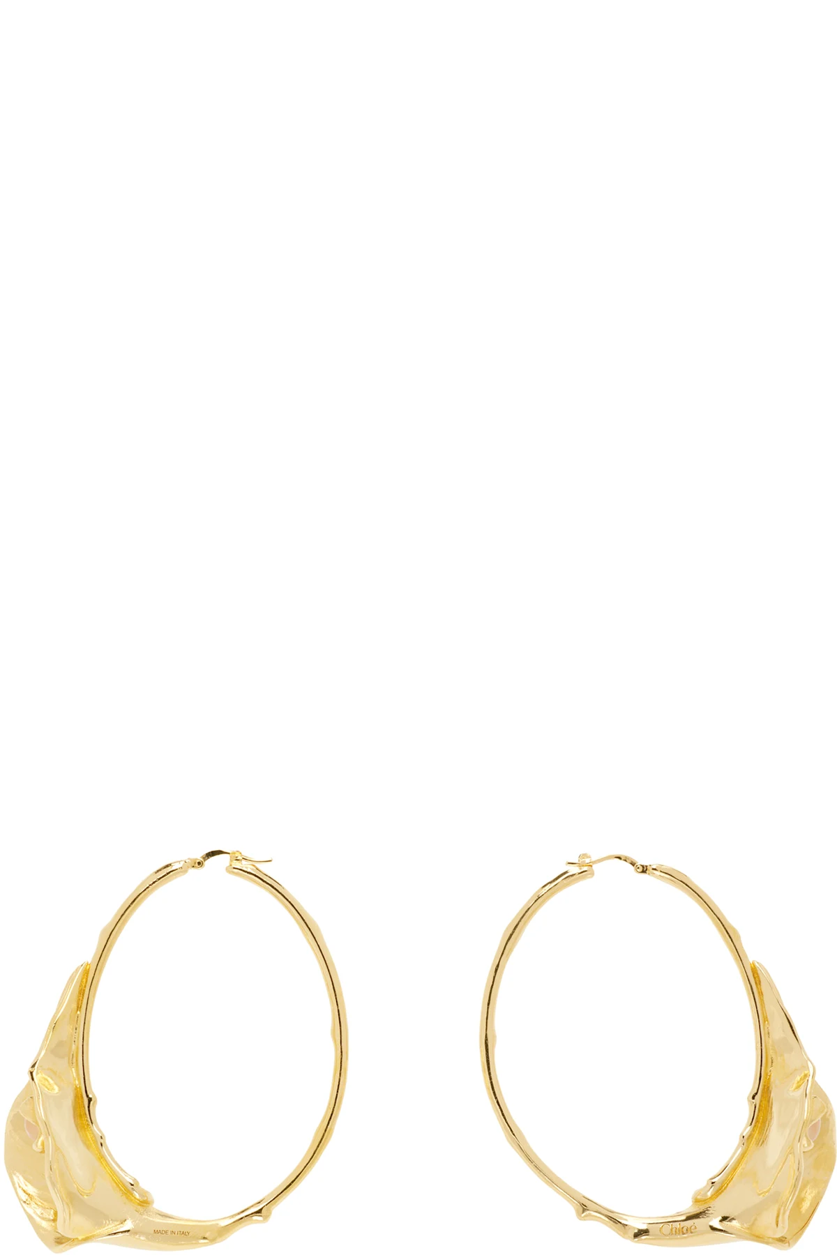 'The Chloé Flower Soul' Hoop Earrings