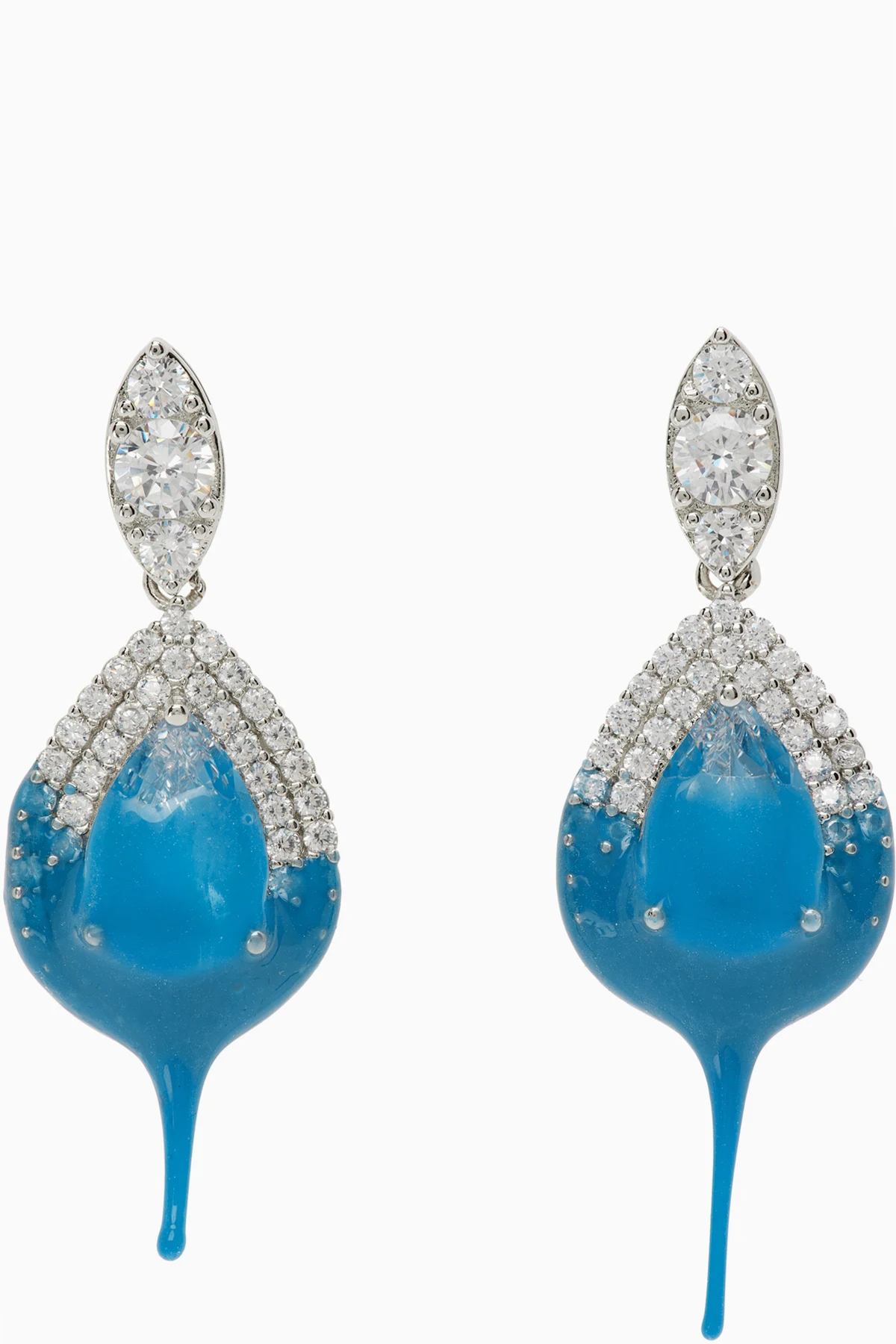 Dipped Diamond Earrings