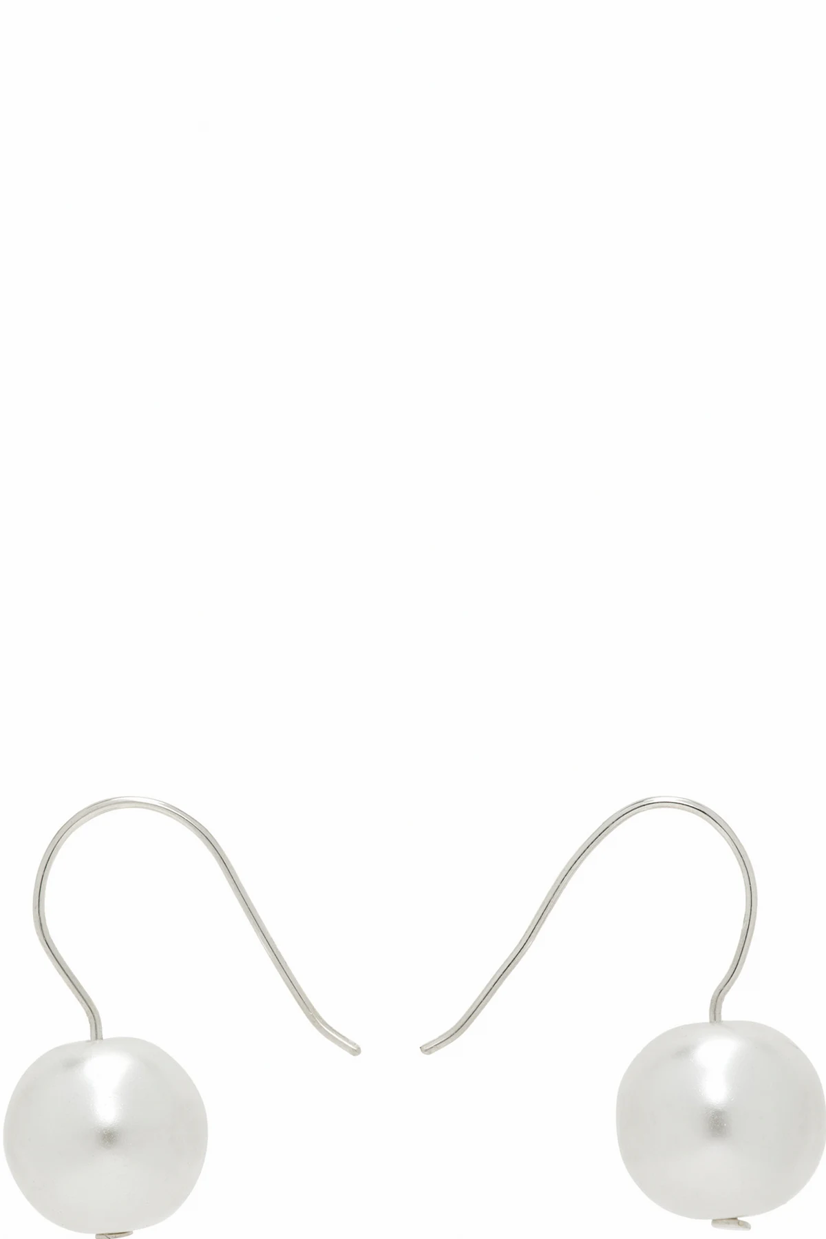 Faux-Pearl Iris Earrings