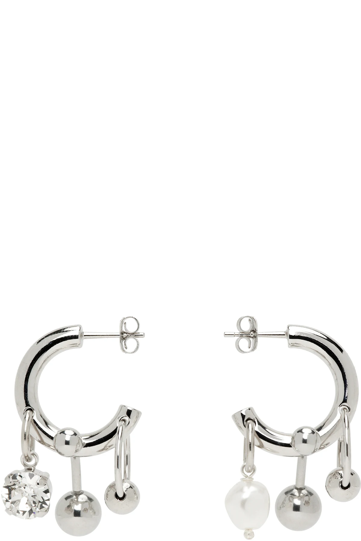 SSENSE Exclusive Andrew Crystal Earrings