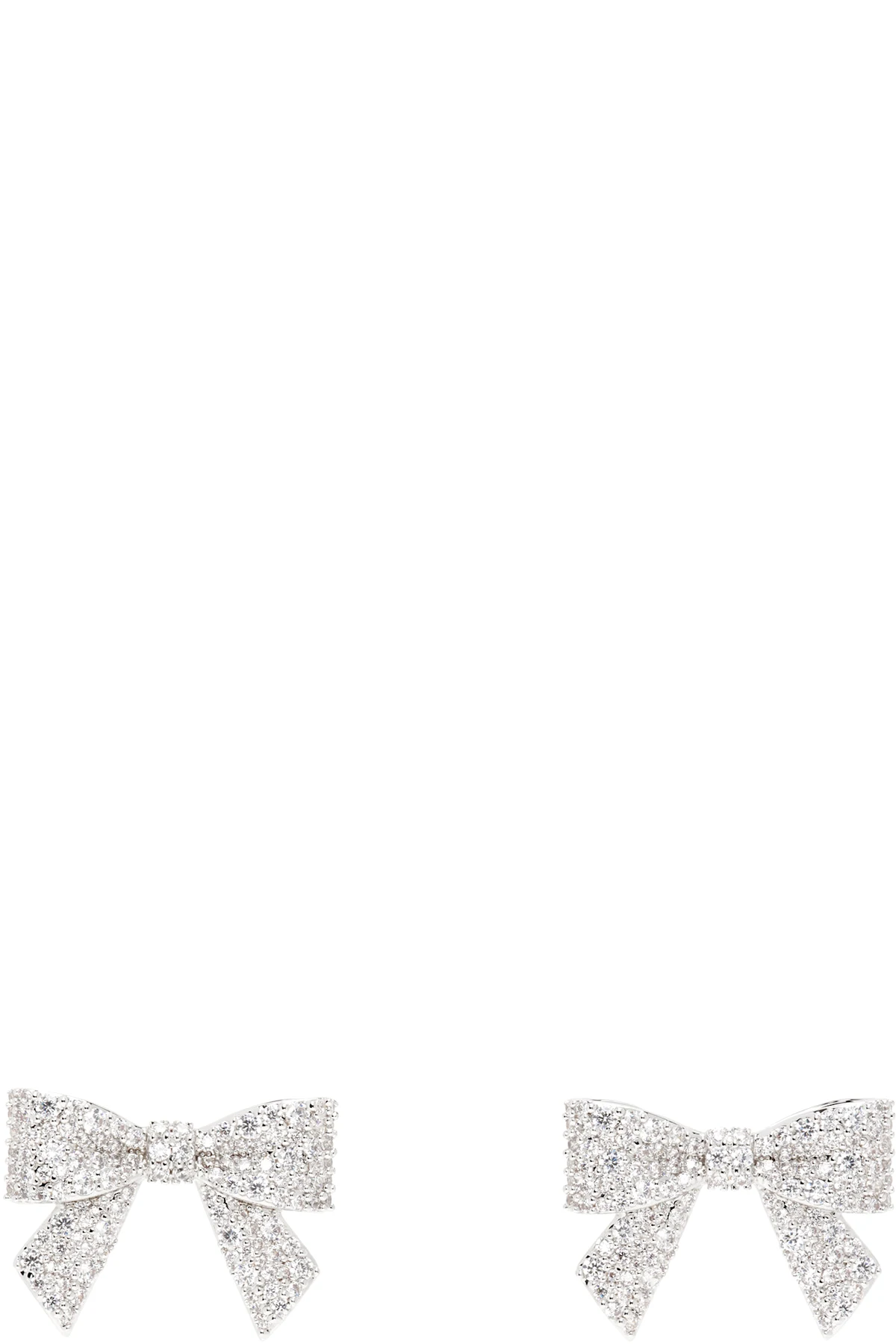 YVMIN Edition Pave Bowknot Earrings