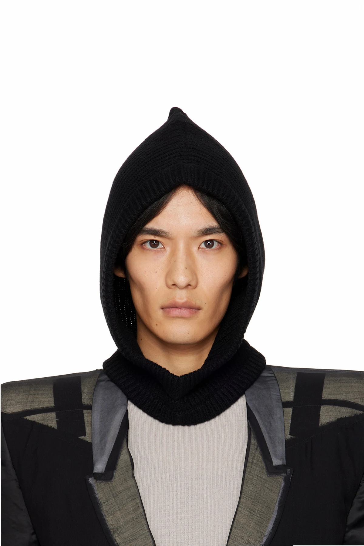 Black Concordians Cashmere Hood