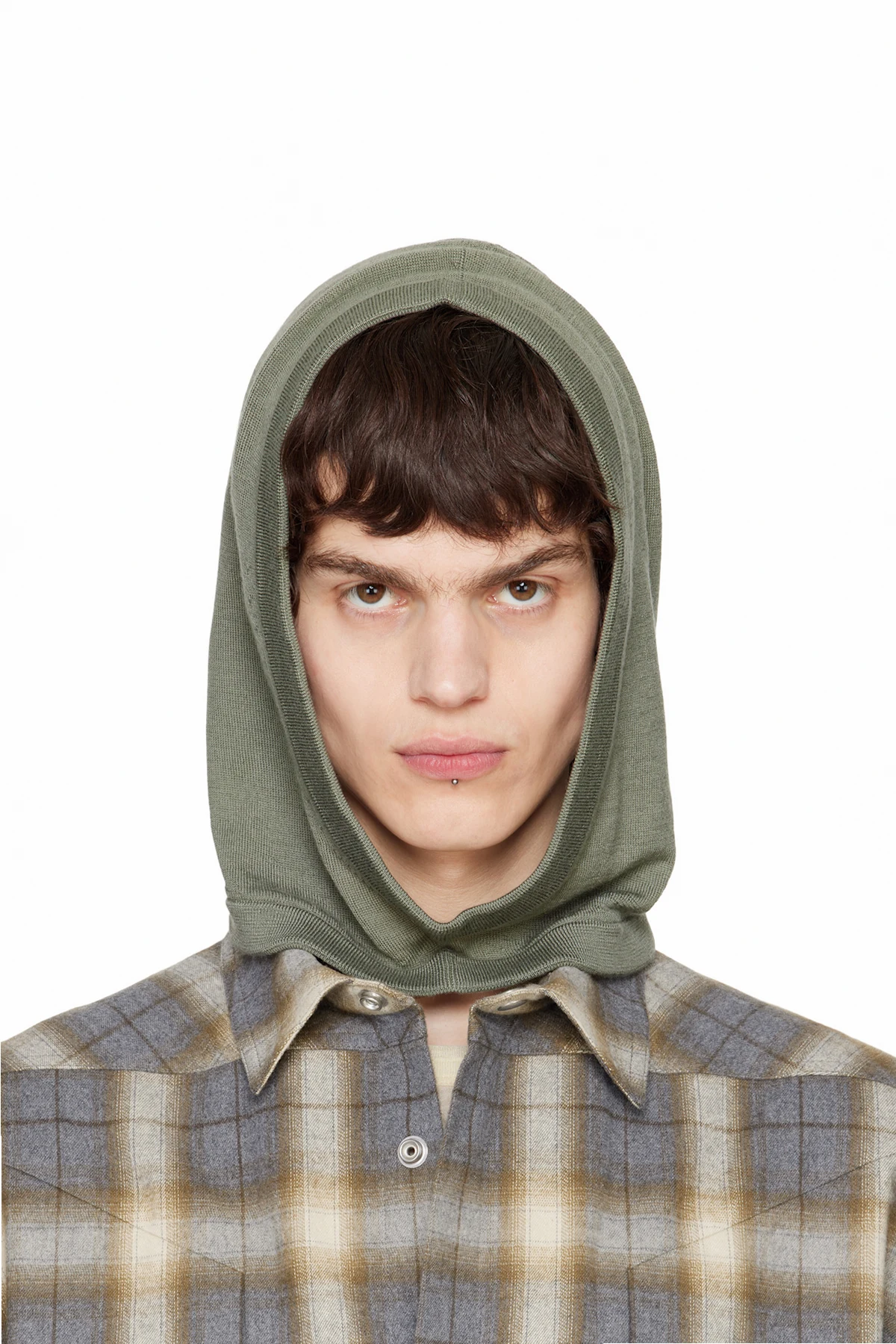 Green Hollywood Cashmere Hood