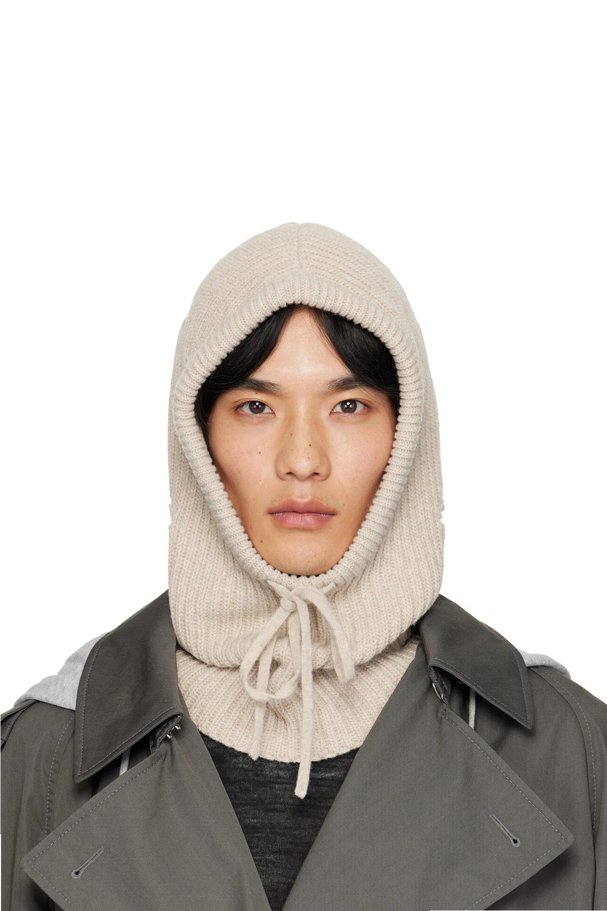 Off-White Wool Hood