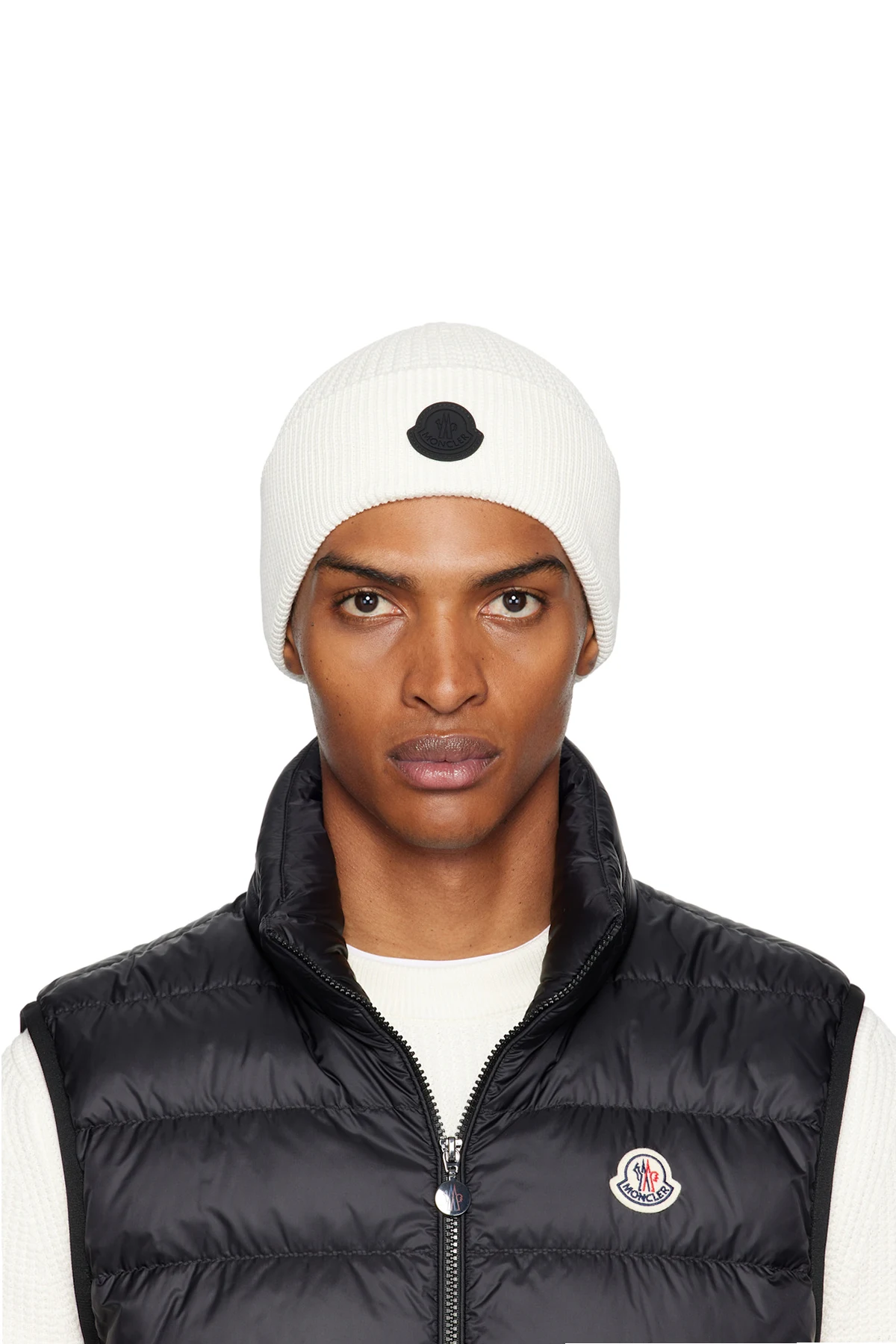 Off-White Logo Cotton Beanie