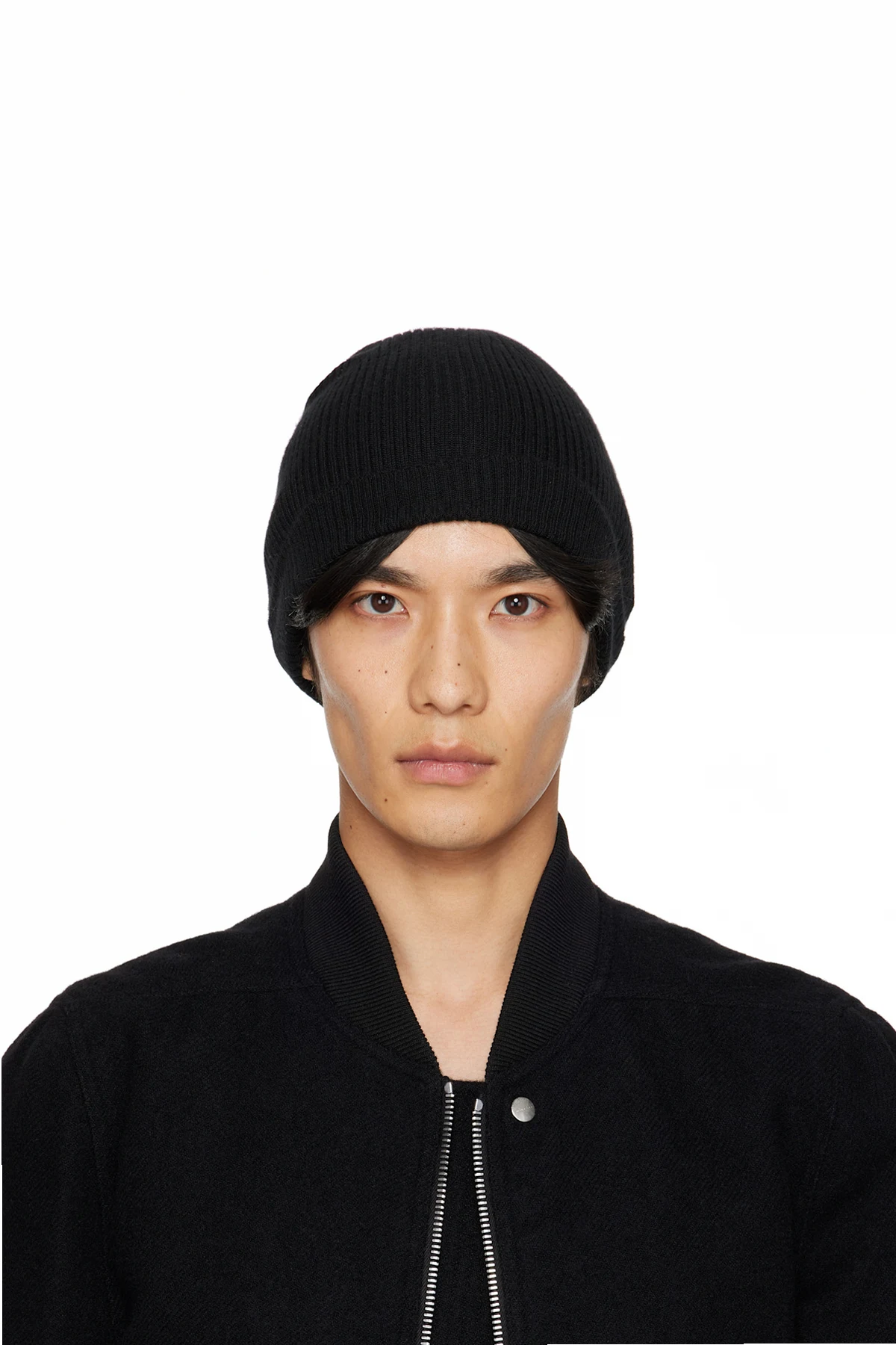 Black Concordians Ribbed Beanie