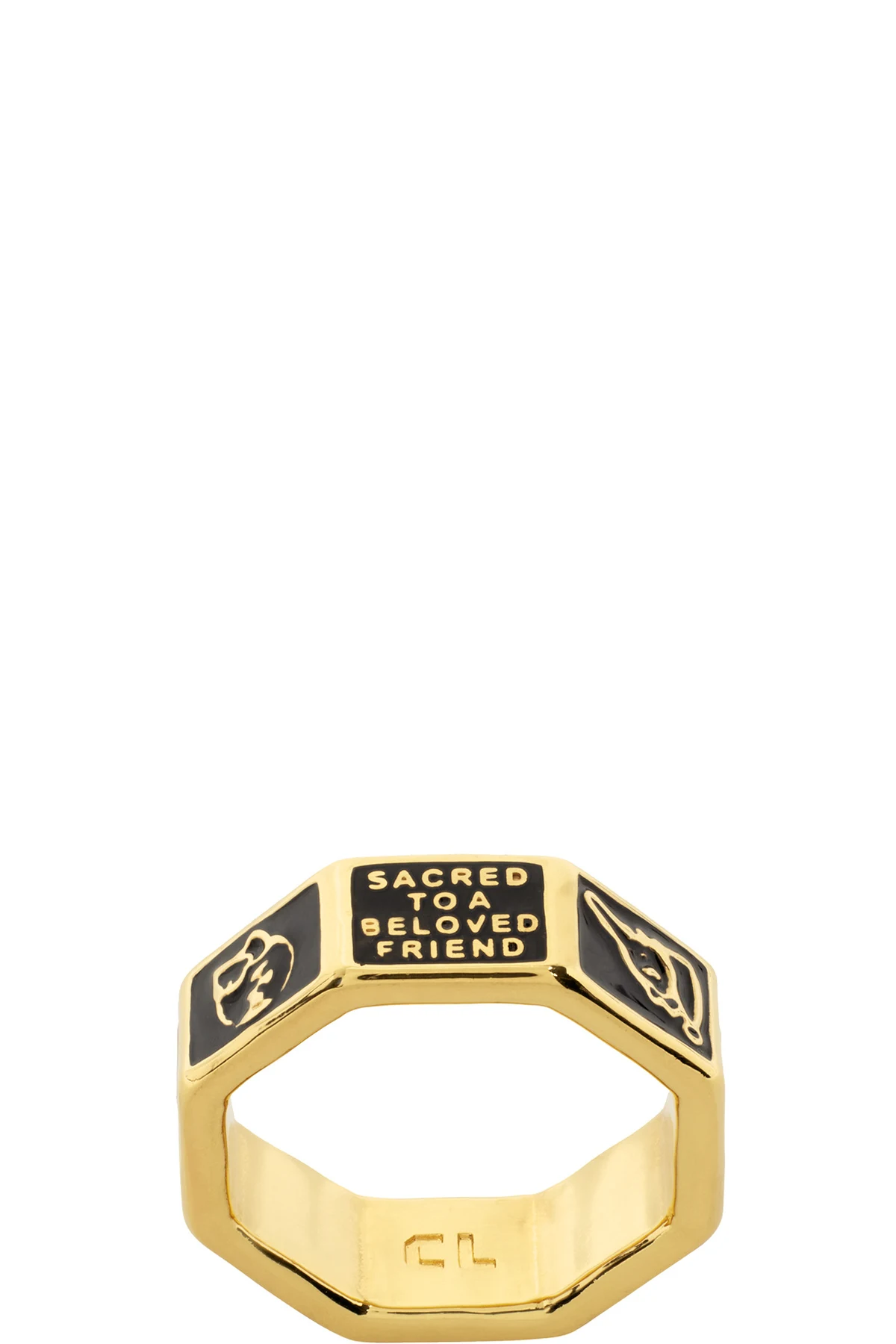 Gold Beloved Friendship Ring
