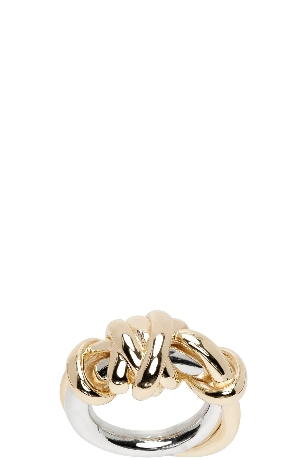 Silver & Gold Knot Ring