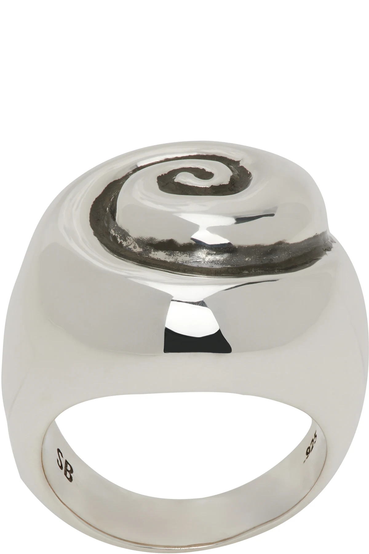 Silver Nautilus Ring