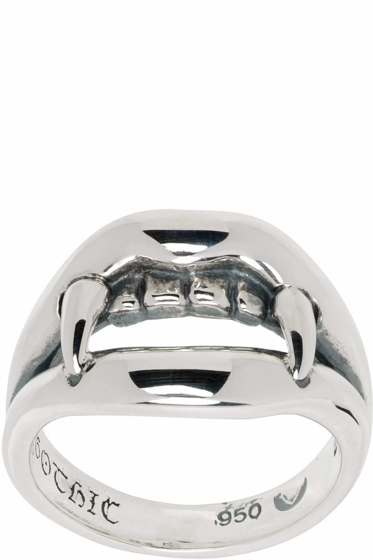 Vampire Fang Pinkie Ring