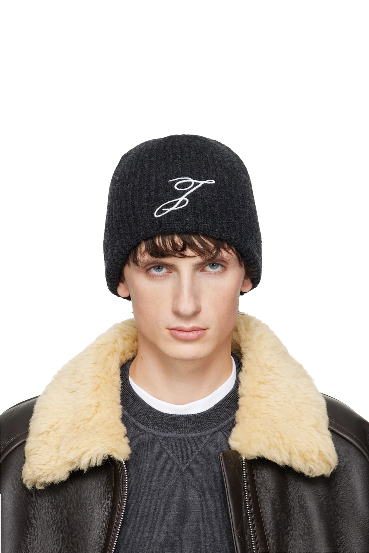 Gray 'The Espiral' Beanie