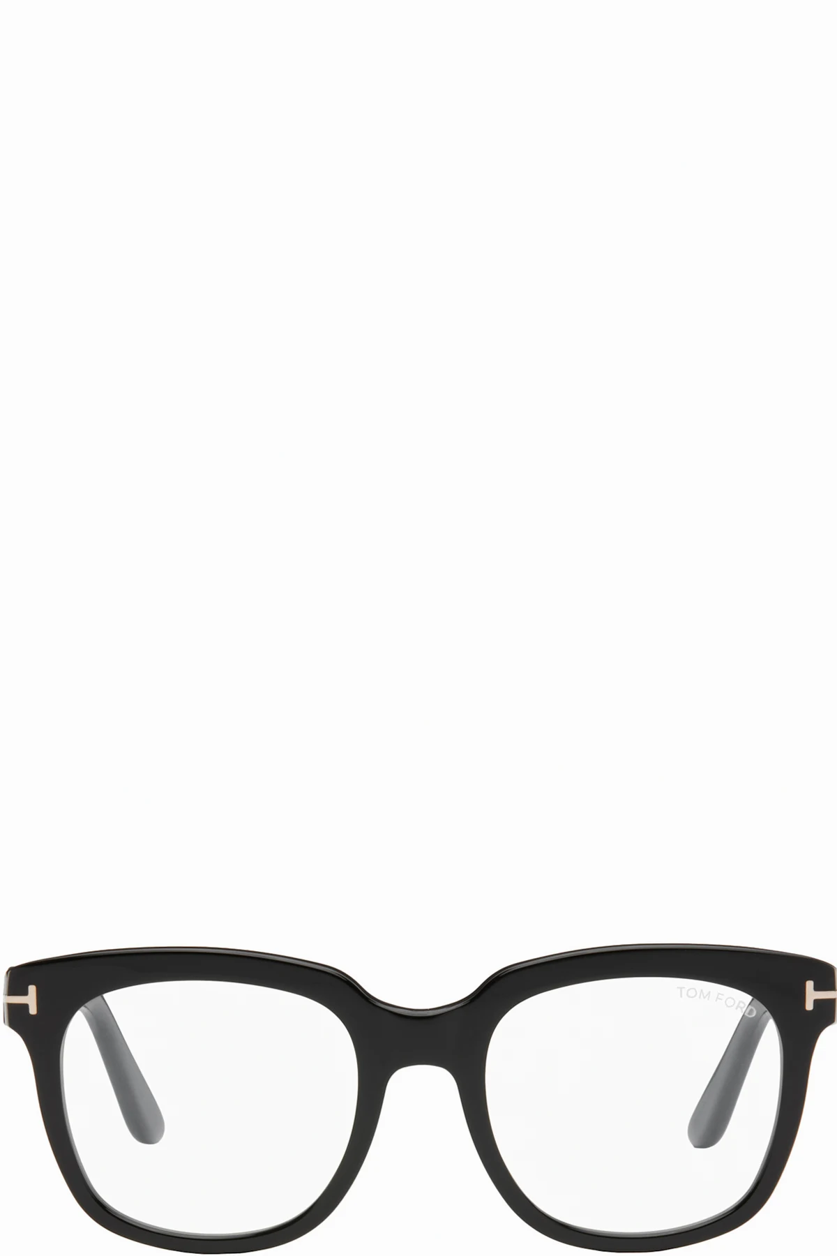 Black Blue Block Large Glasses