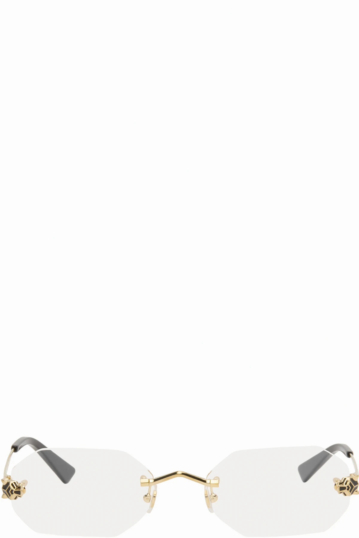 Gold 'Panthère de Cartier' Glasses