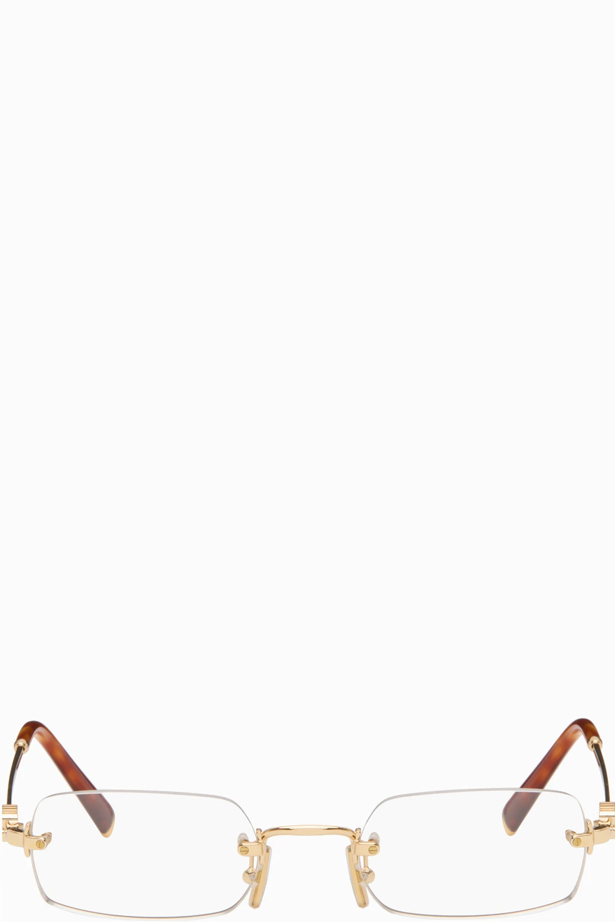 Gold Rimless Glasses