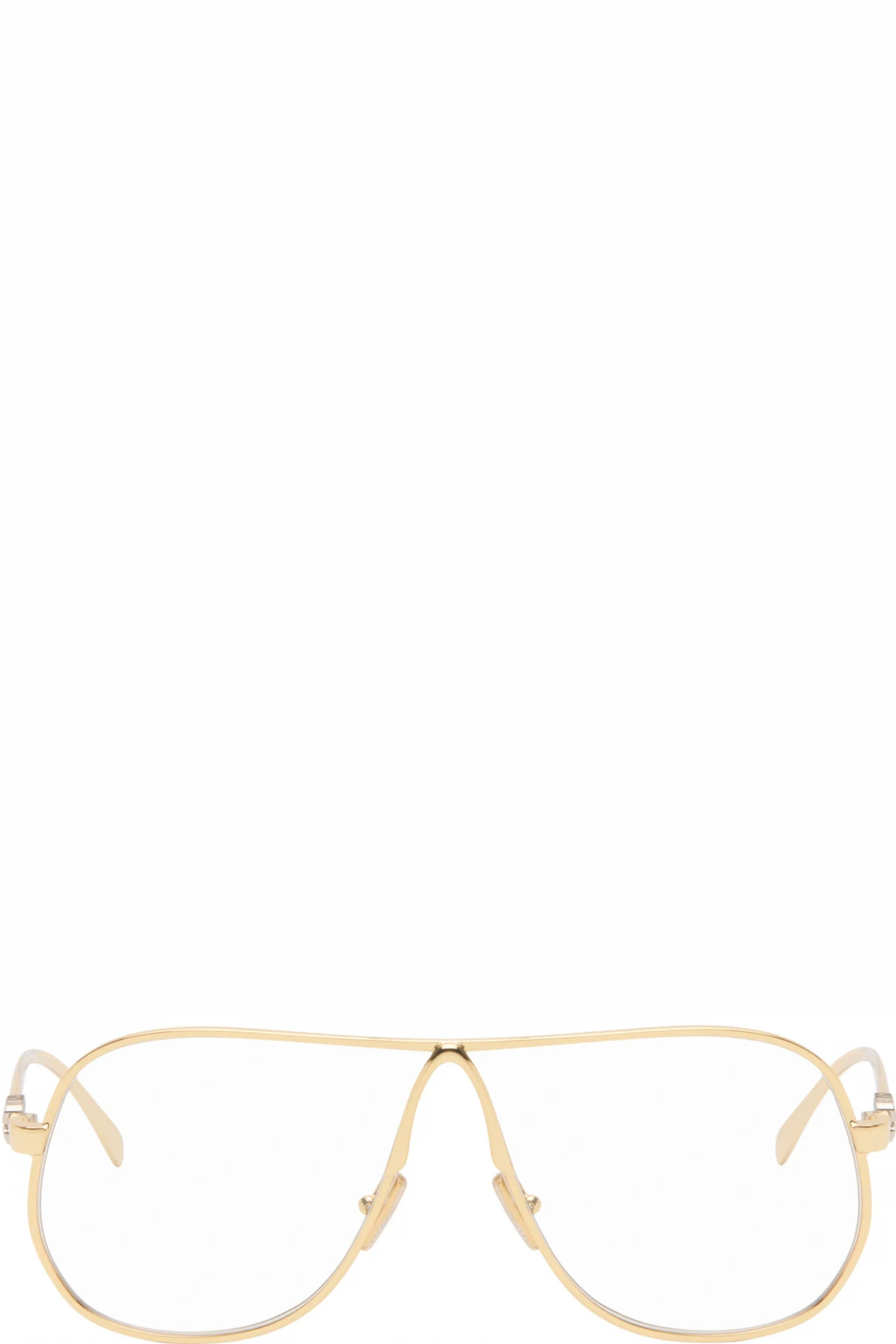 Gold Metal Aviator Glasses
