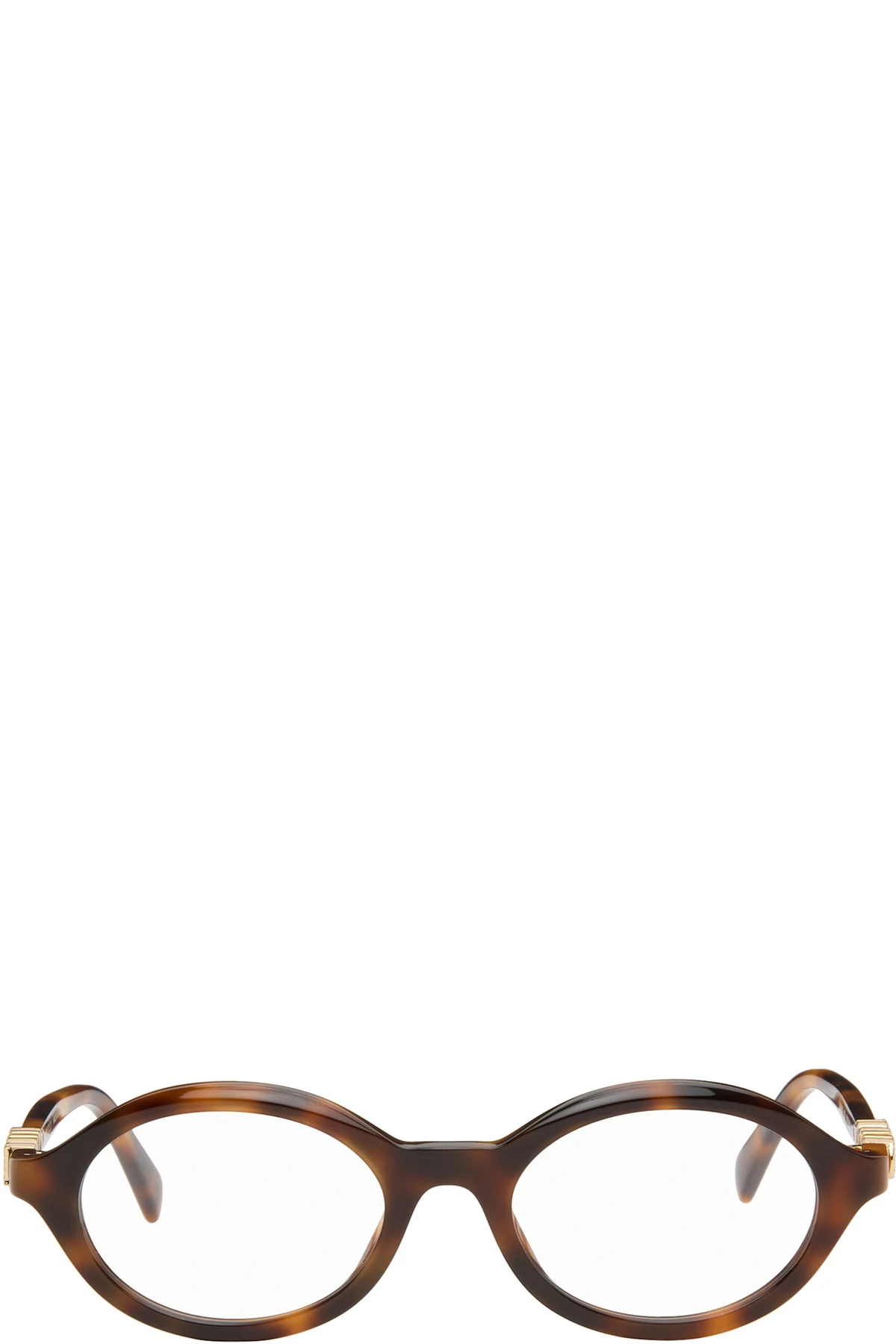 Brown Oval Optical Glasses