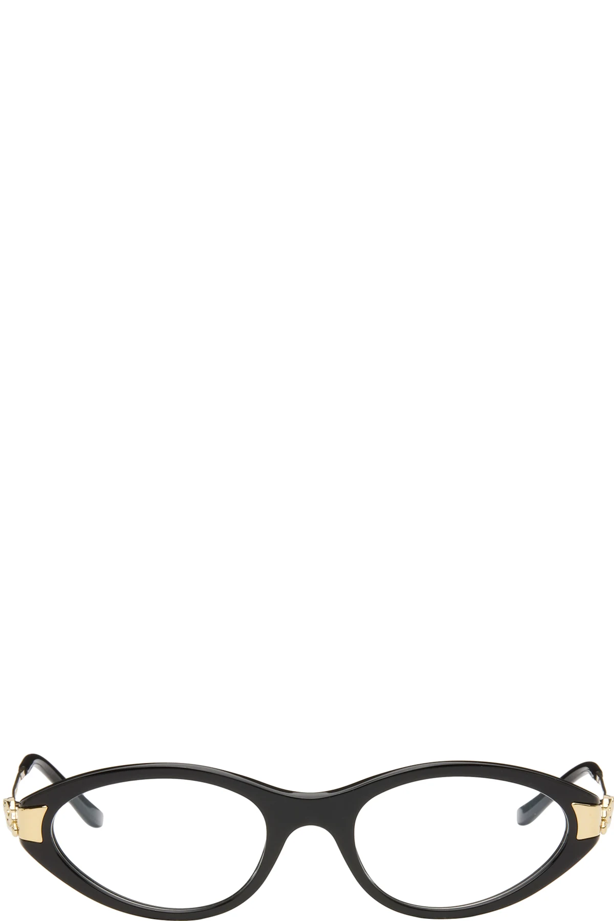 Black 'Panthère de Cartier' Optical Frame Glasses