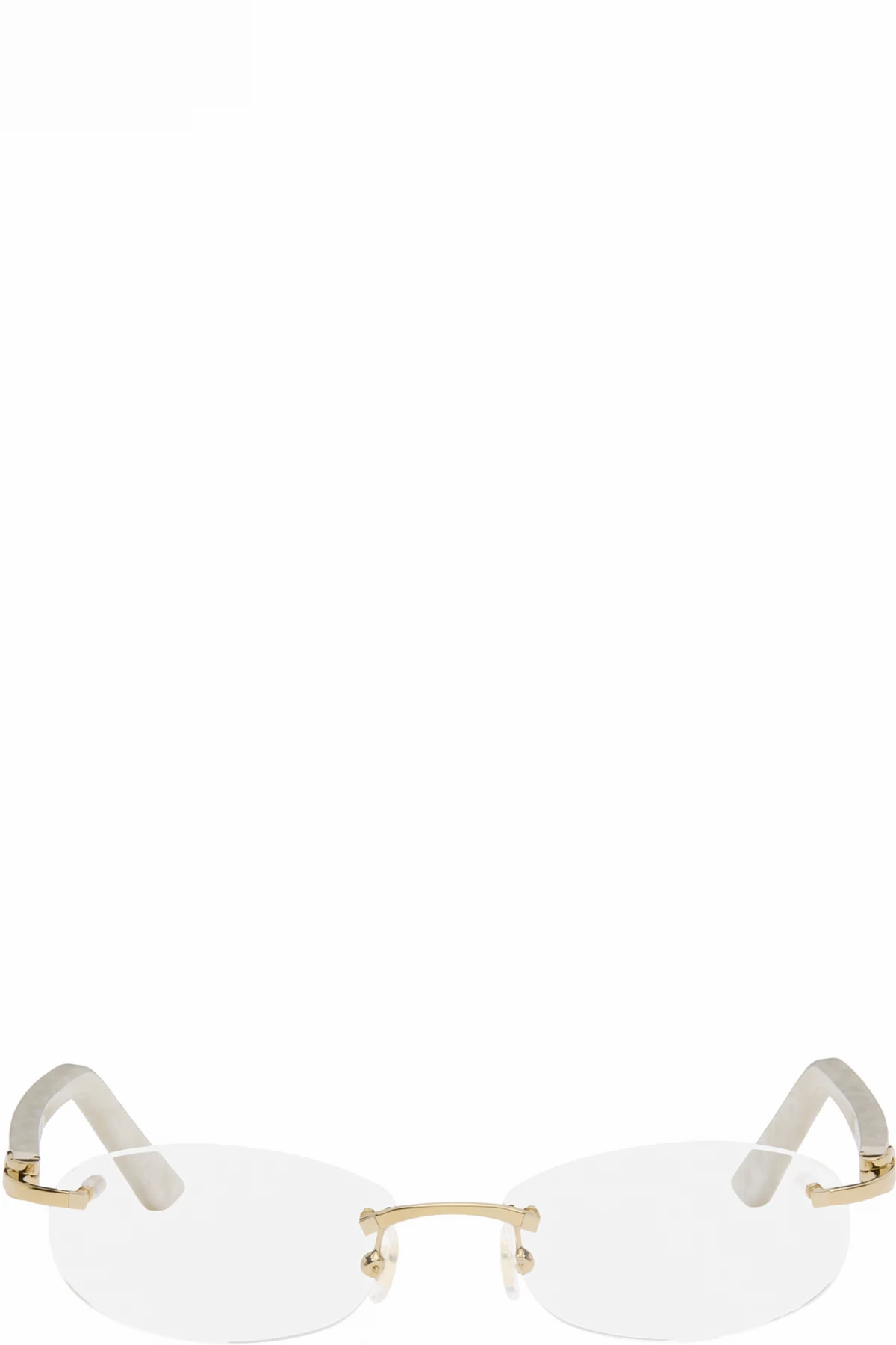 Gold Elongated C de Cartier Glasses