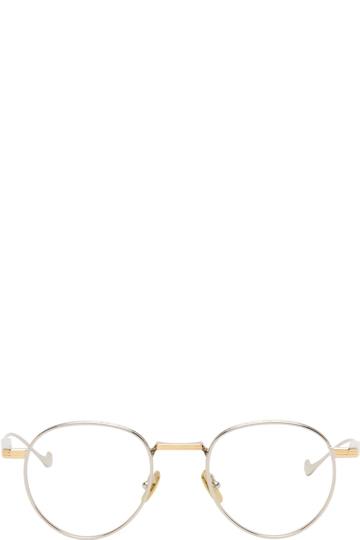 Silver & Gold Lennox 1428 Round Optical Glasses