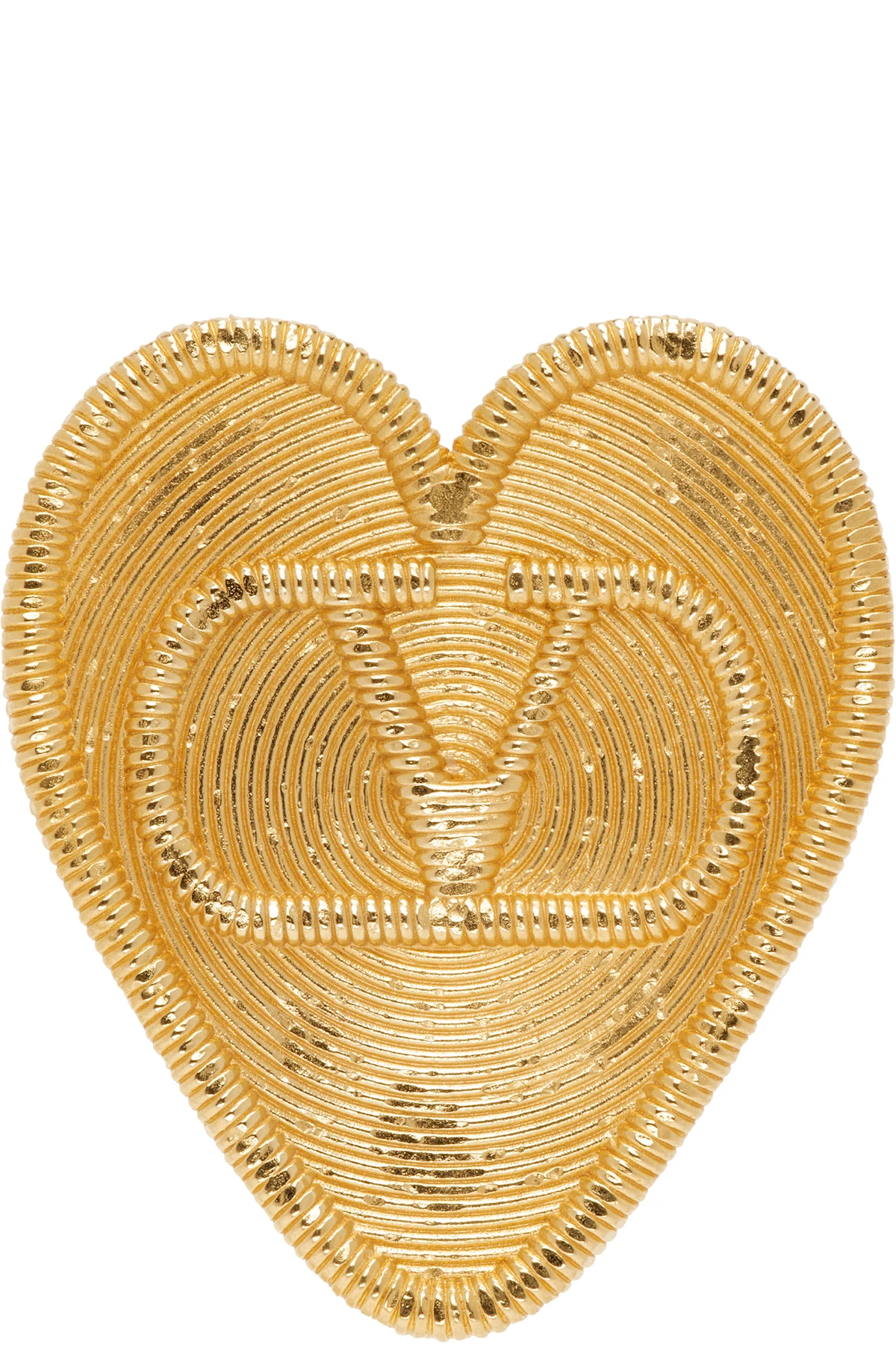 Fil Perdu Metal Brooch